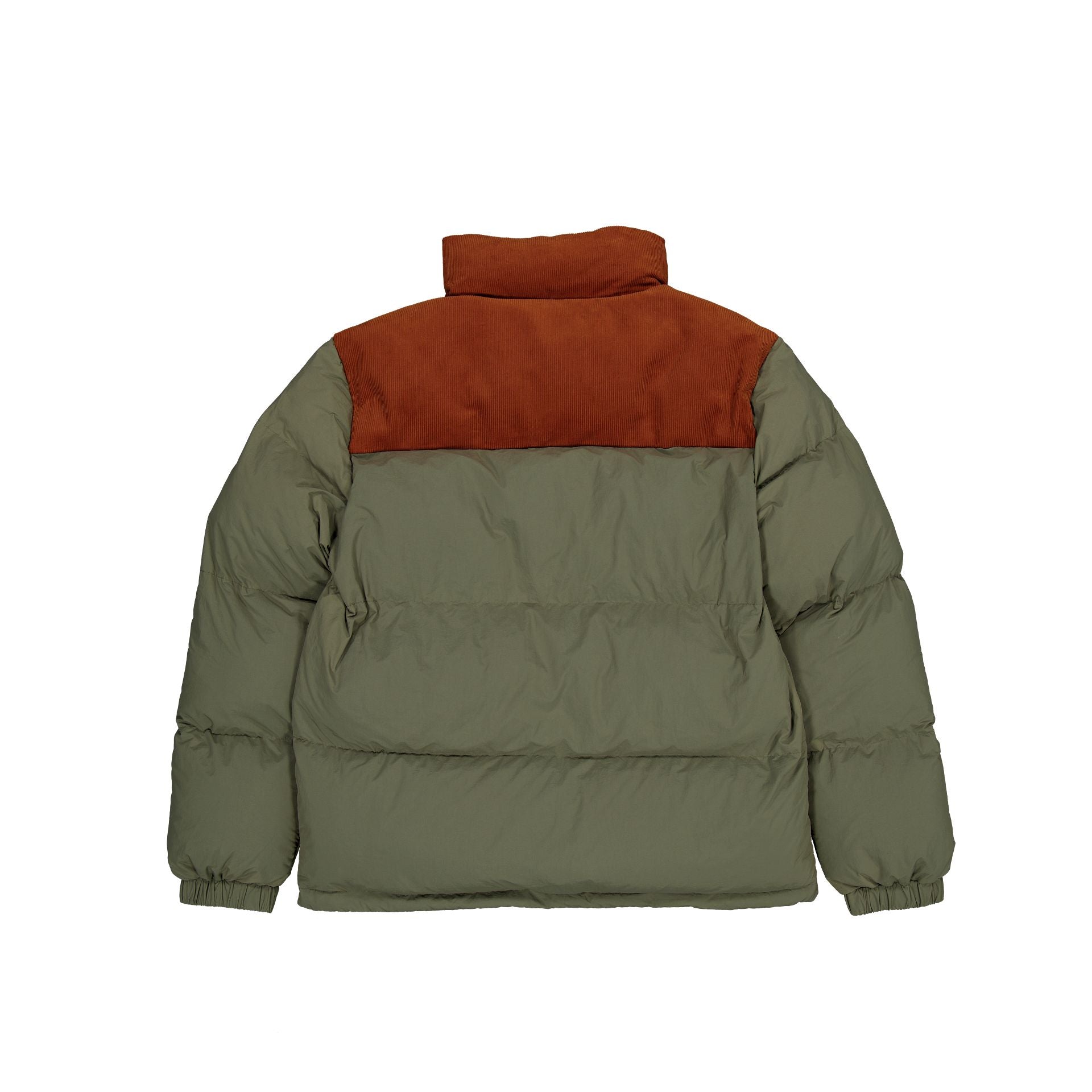 New Era Green Canvas Puffer Jacket - Image 3