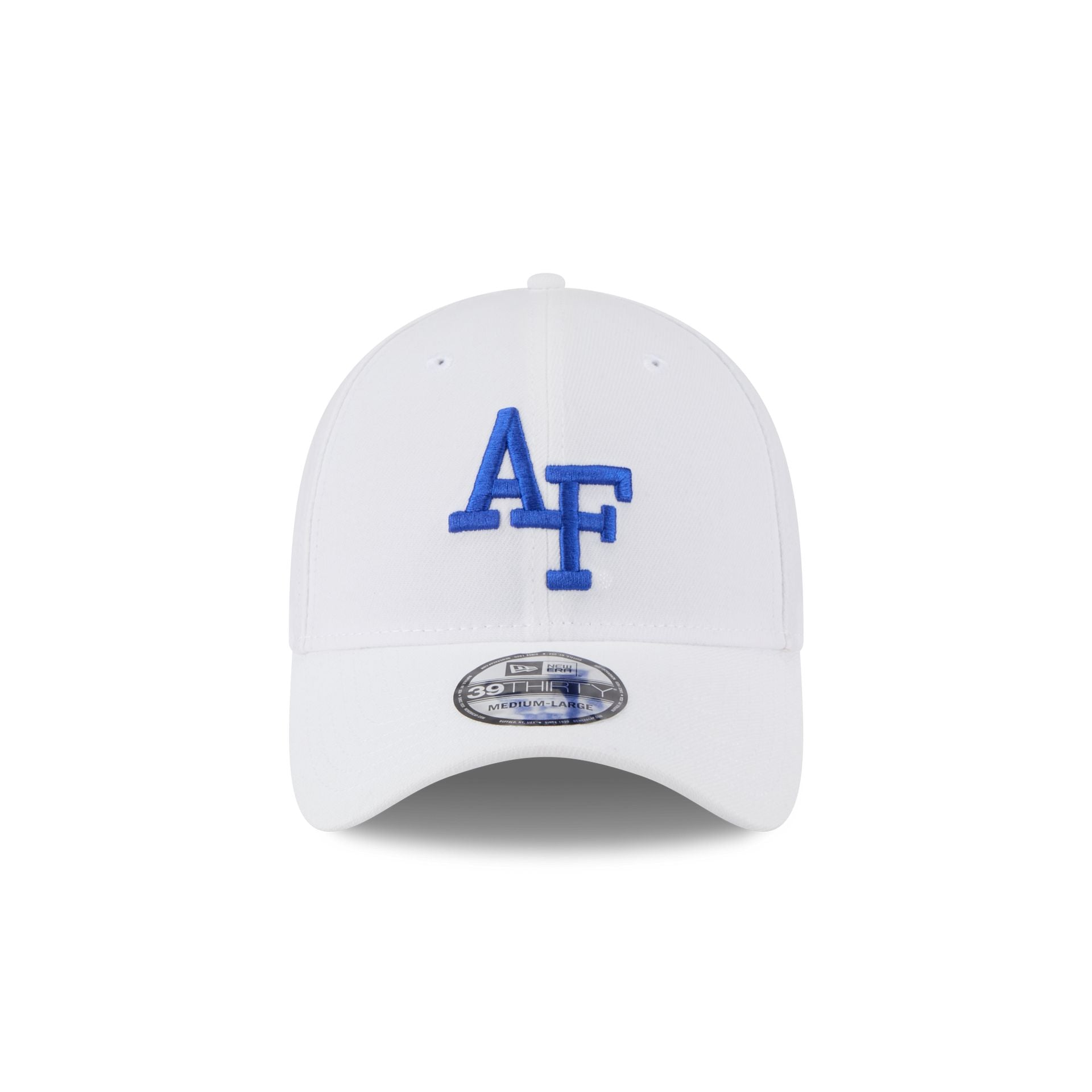 Air Force Falcons Optic White 39THIRTY Stretch Fit Hat - Image 2