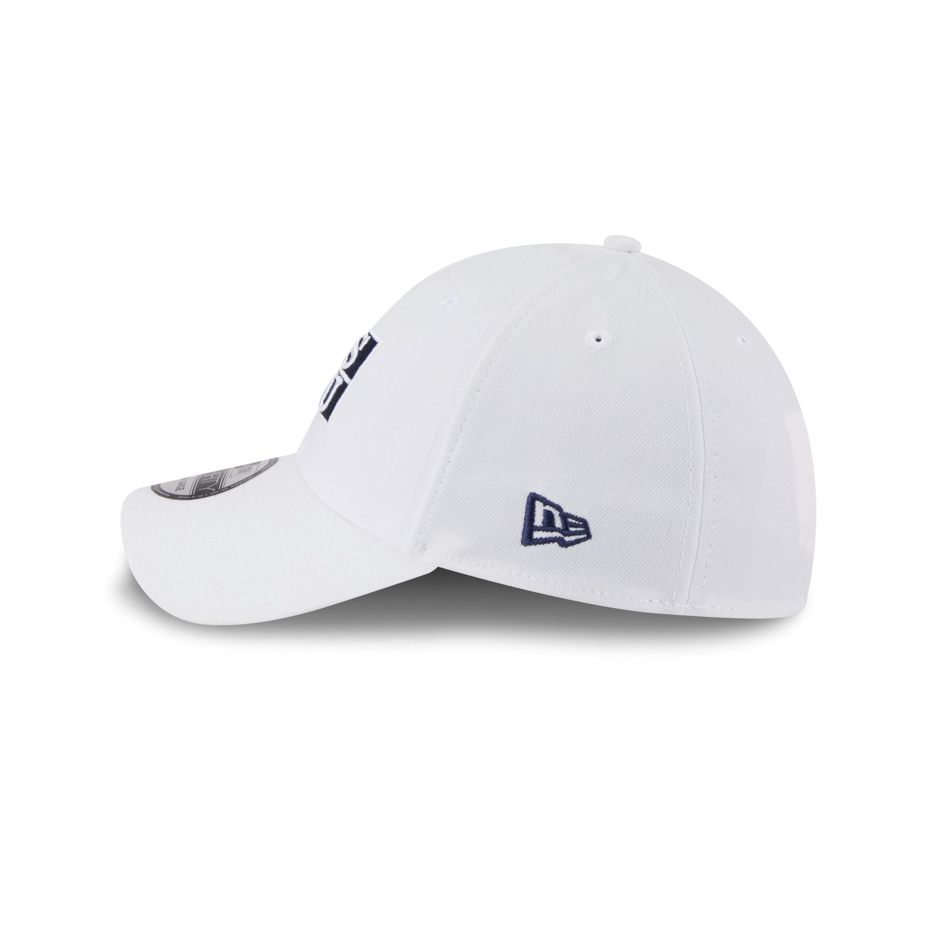 Jackson State Tigers Optic White 39THIRTY Stretch Fit Hat - Image 4