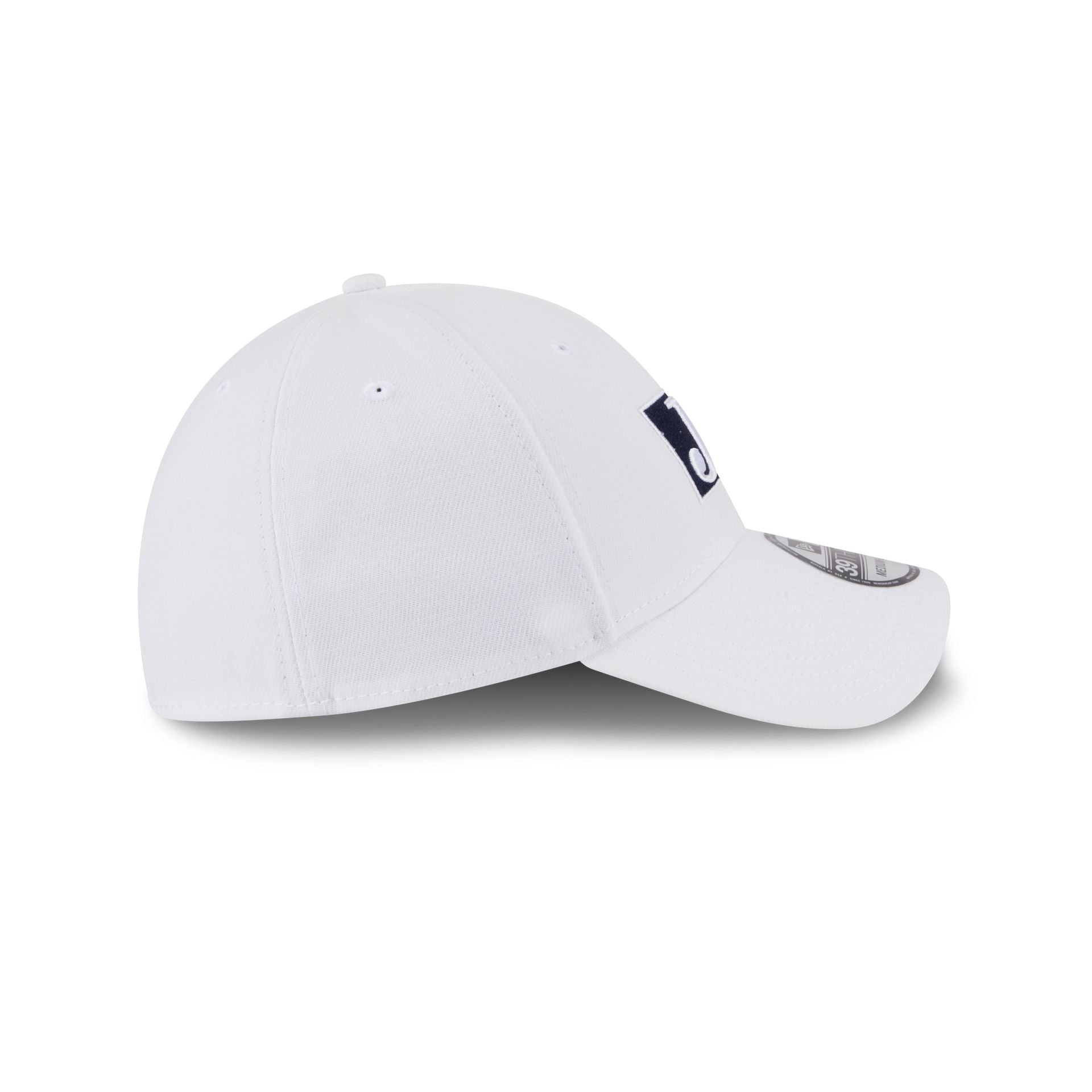 Jackson State Tigers Optic White 39THIRTY Stretch Fit Hat - Image 5