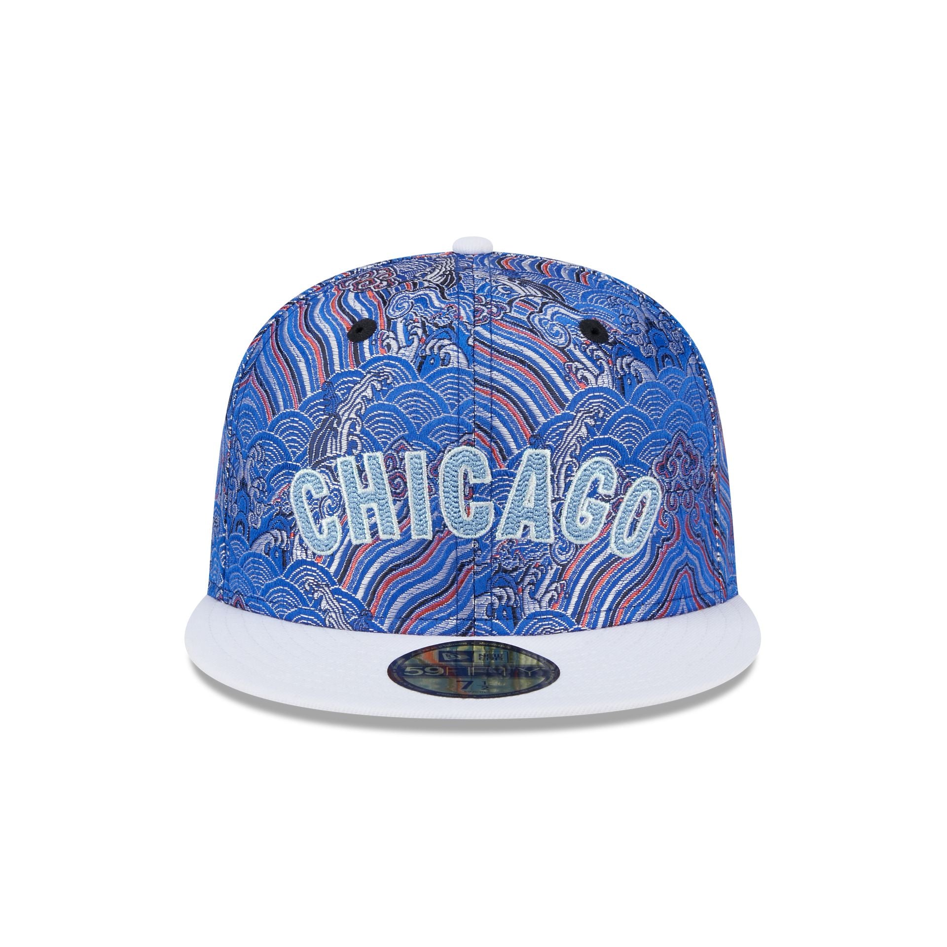 Chicago Cubs Wave Fill 59FIFTY Fitted Hat - Image 2