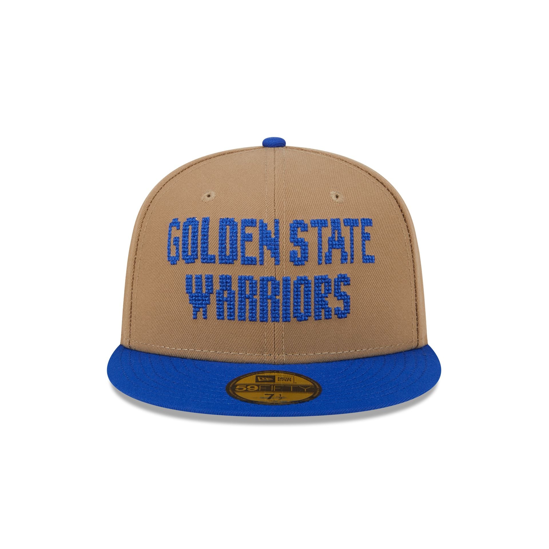 Golden State Warriors Classic 8-Bit Wordmark 59FIFTY Fitted Hat - Image 2