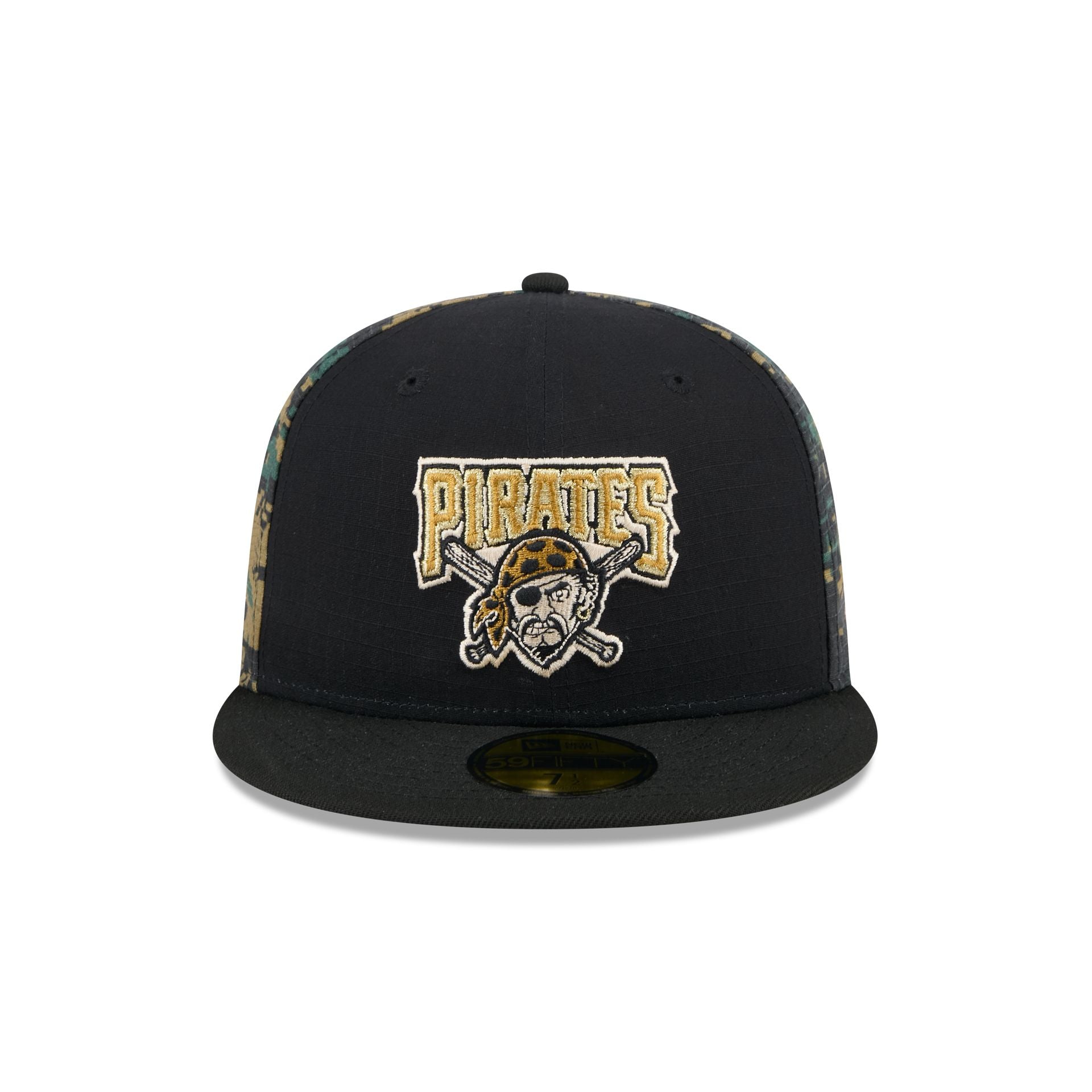 Pittsburgh Pirates Digi Camo 59FIFTY Fitted Hat - Image 2