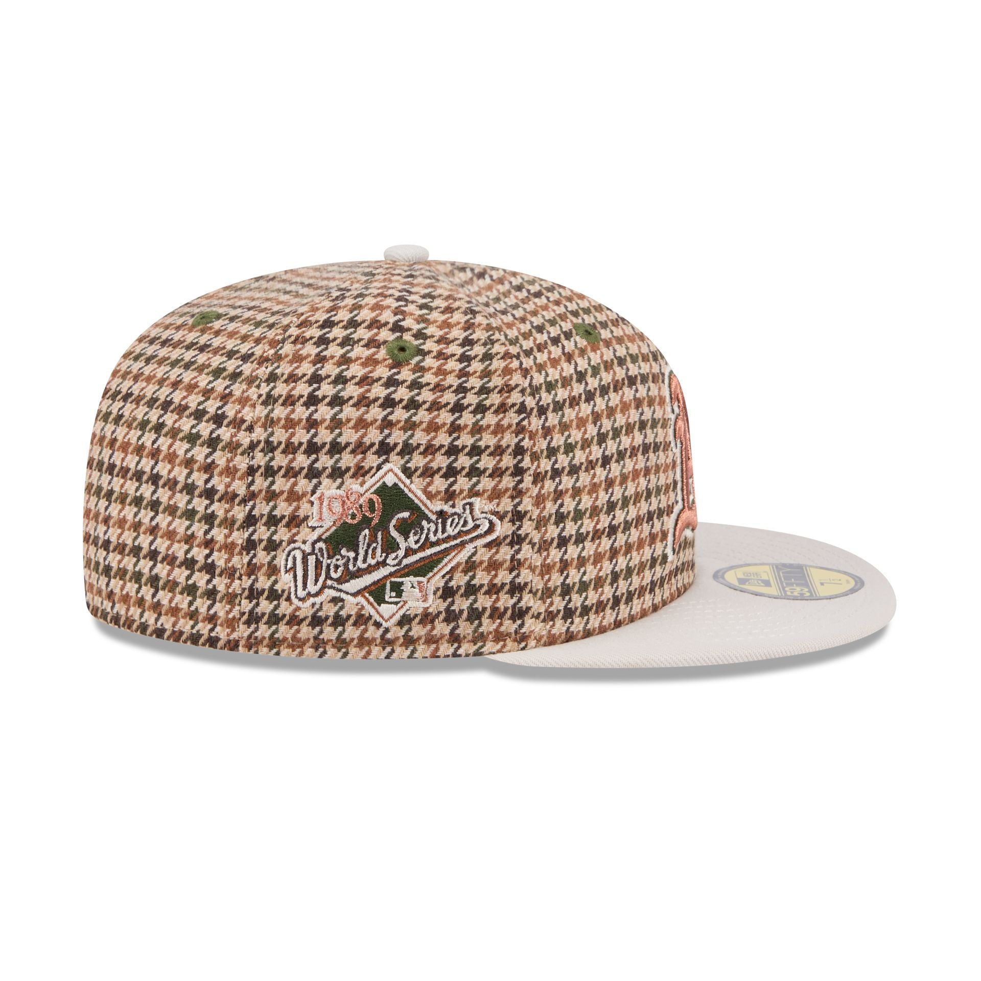 Athletics Houndstooth 59FIFTY Fitted Hat - Image 4