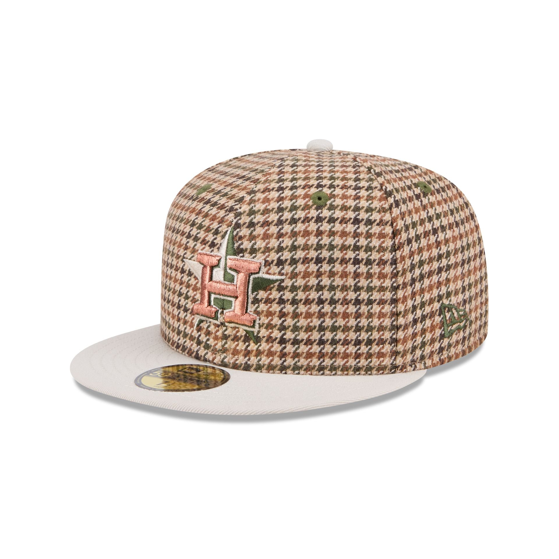 Houston Astros Houndstooth 59FIFTY Fitted Hat - Image 3