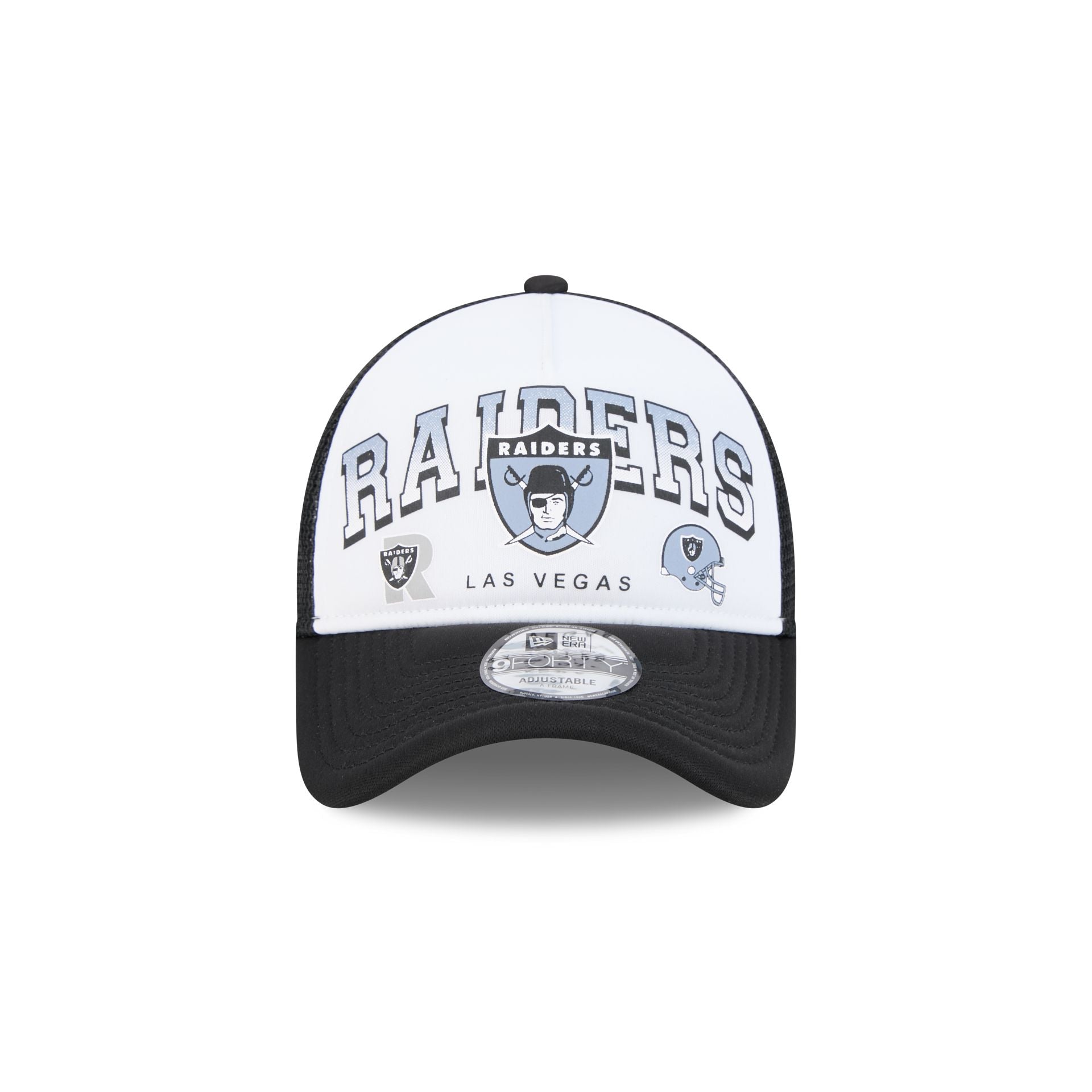 Las Vegas Raiders Sport Classics 9FORTY A-Frame Trucker Hat - Image 2