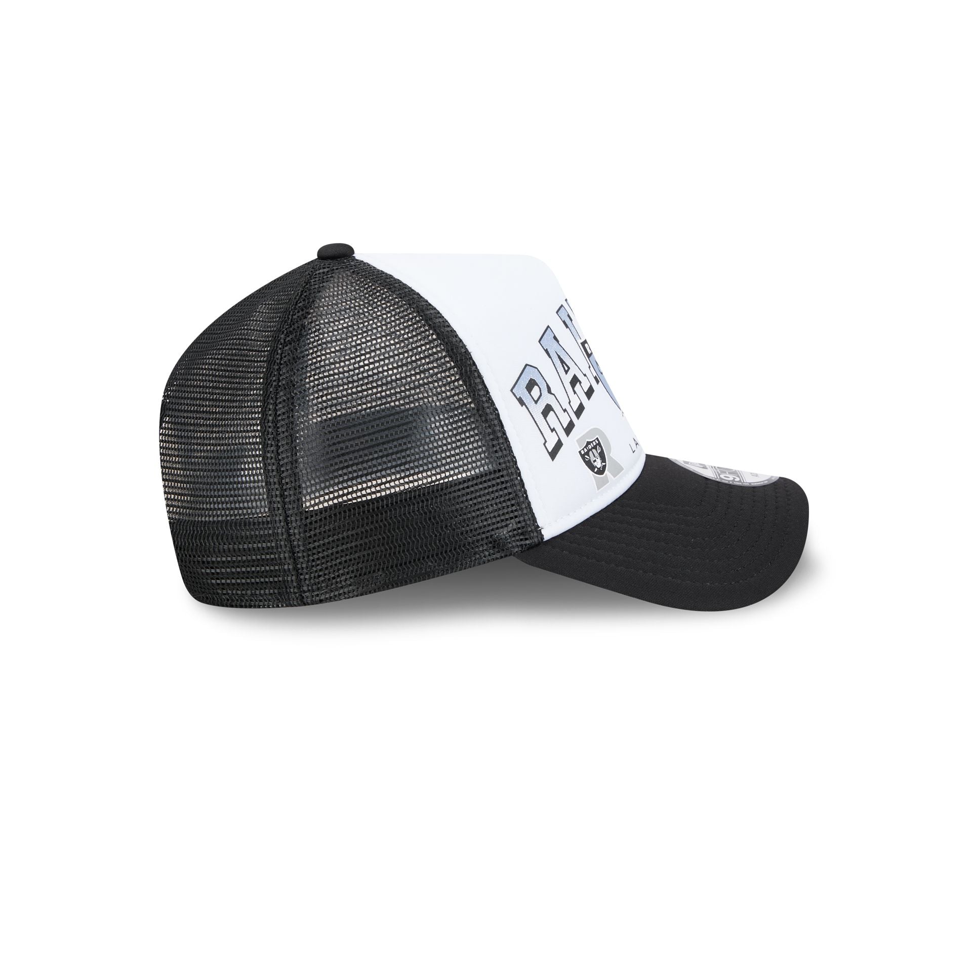 Las Vegas Raiders Sport Classics 9FORTY A-Frame Trucker Hat - Image 5