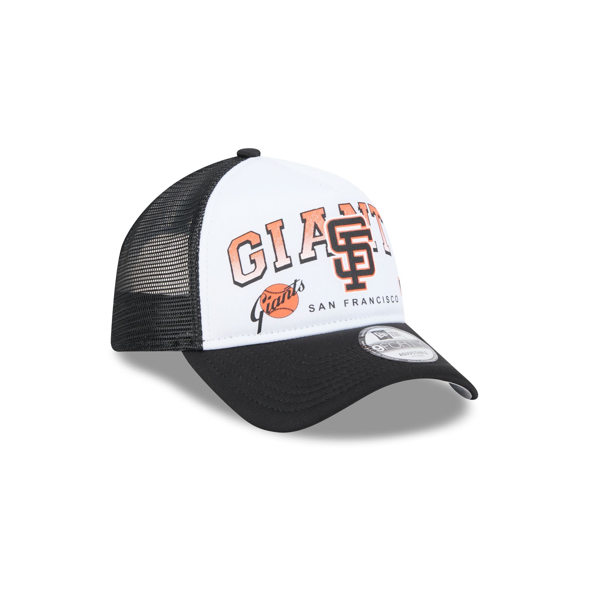 San Francisco Giants Sport Classics 9FORTY A-Frame Trucker Hat - Image 3