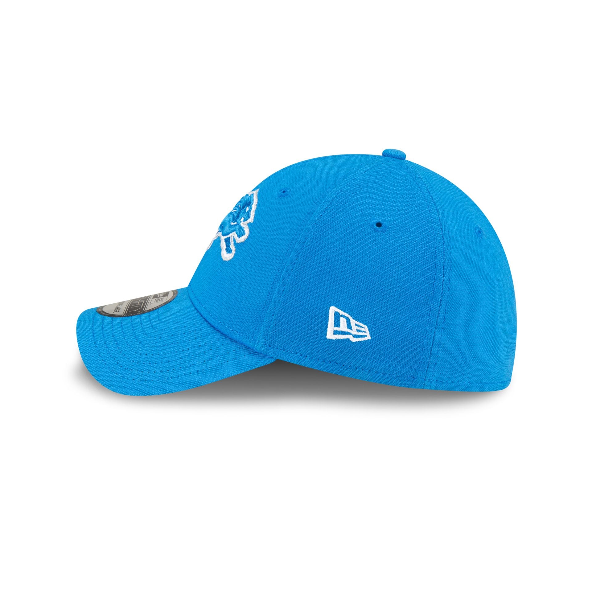 Detroit Lions Team Classic Blue 39THIRTY Stretch Fit Hat - Image 4