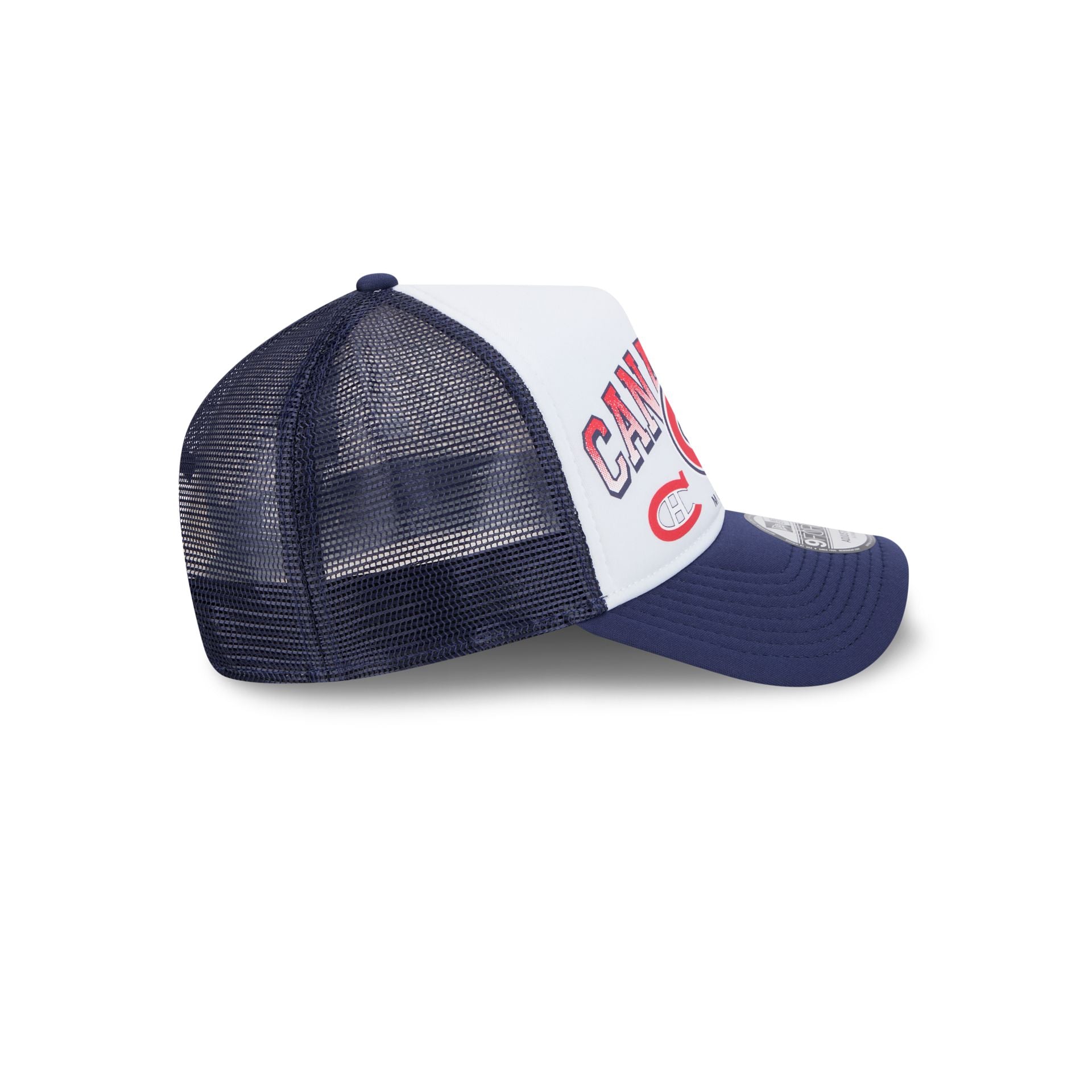 Montreal Canadiens Sport Classics 9FORTY A-Frame Trucker Hat - Image 5