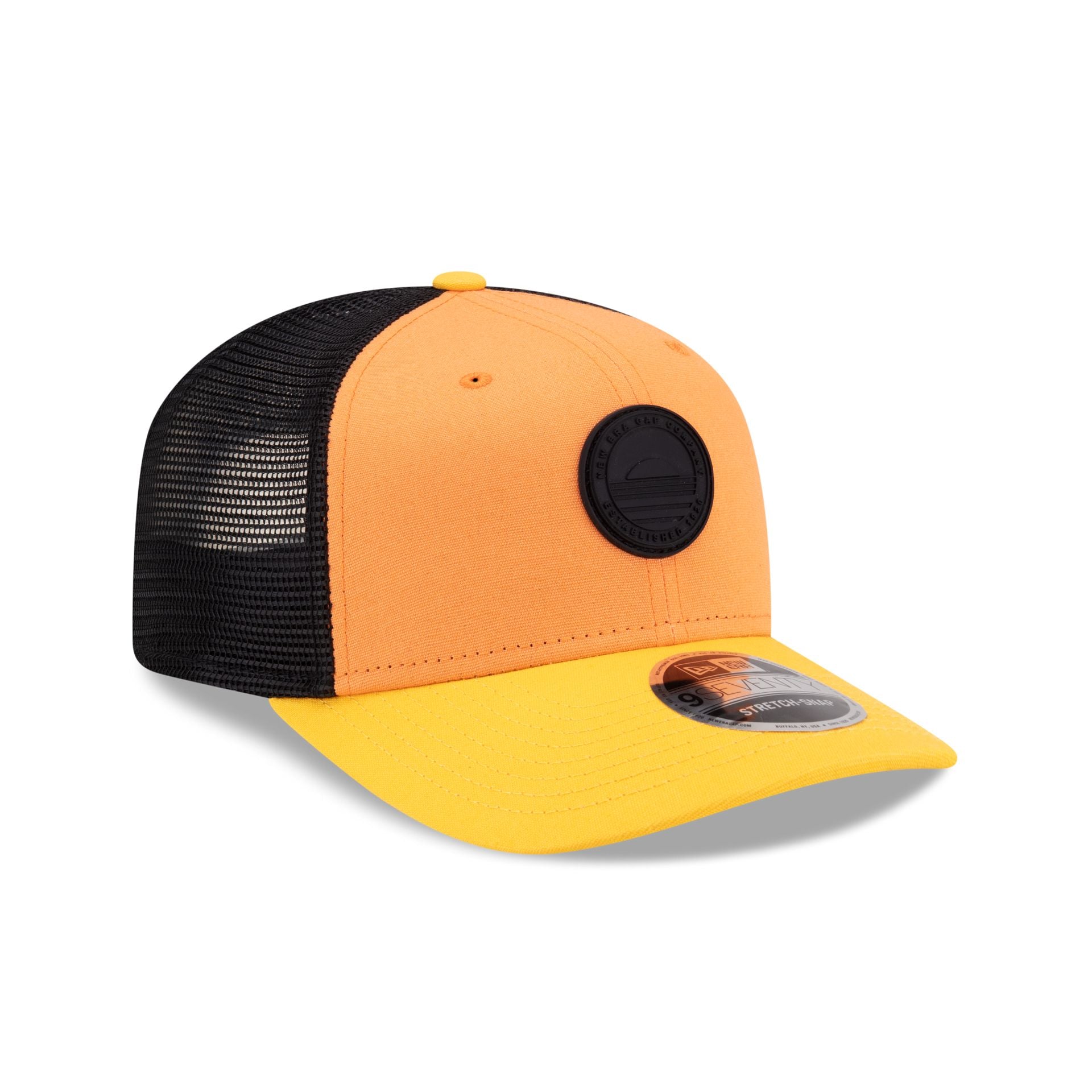 New Era Cap Orange 9SEVENTY Trucker Hat - Image 3