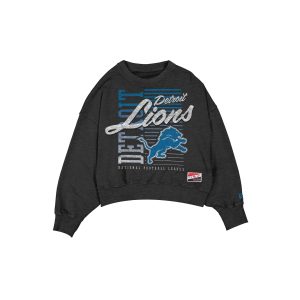 Detroit Lions Throwback Women's Washed Crewneck