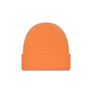 New Era Cap Orange Waffle Knit Beanie