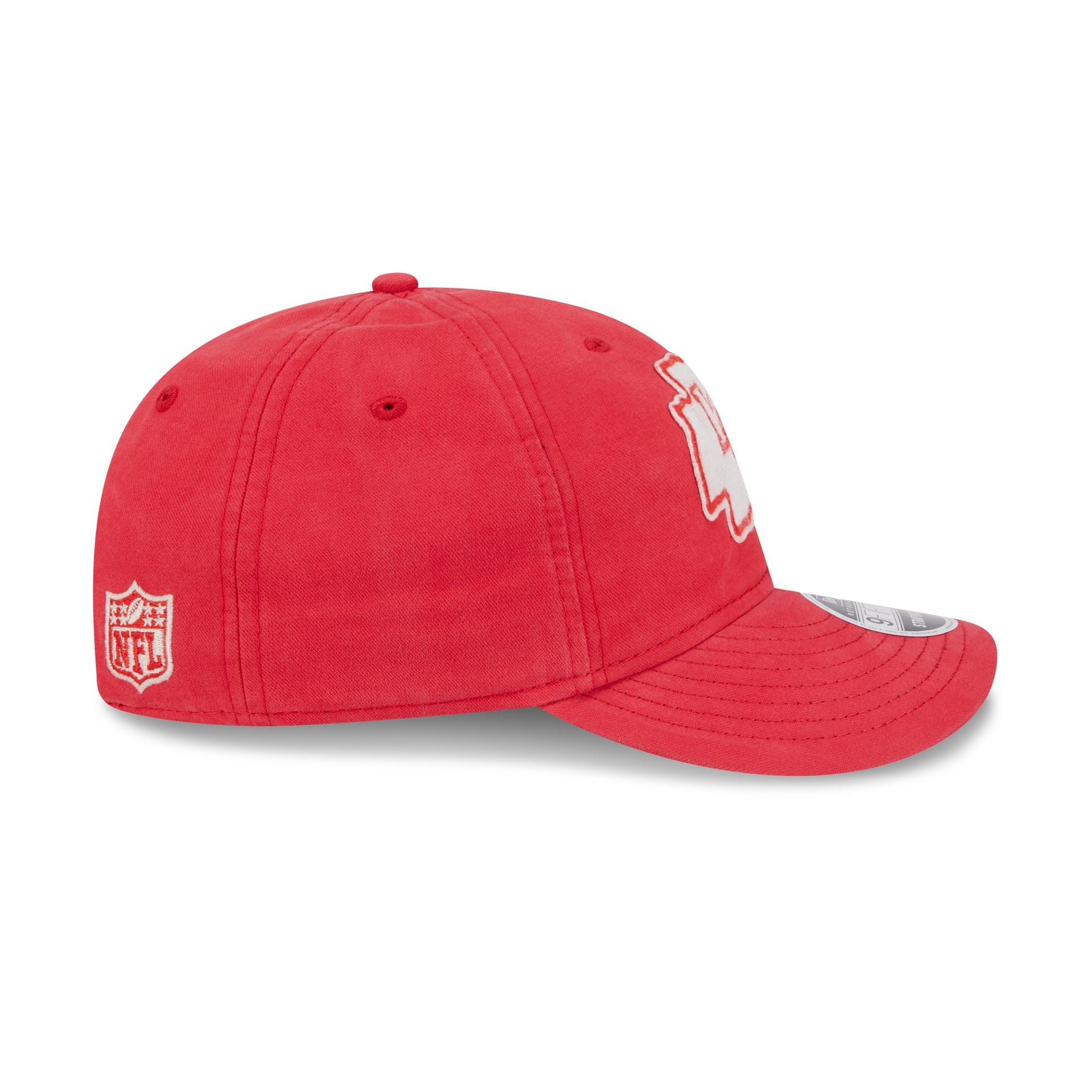 Kansas City Chiefs Canvas Felt Retro Crown 9FIFTY Strapback Hat - Image 5
