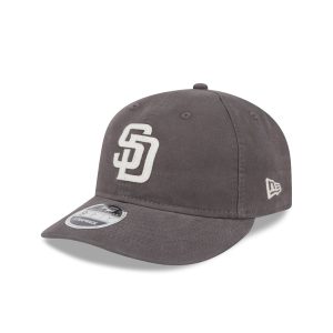 San Diego Padres Canvas Felt Retro Crown 9FIFTY Strapback Hat
