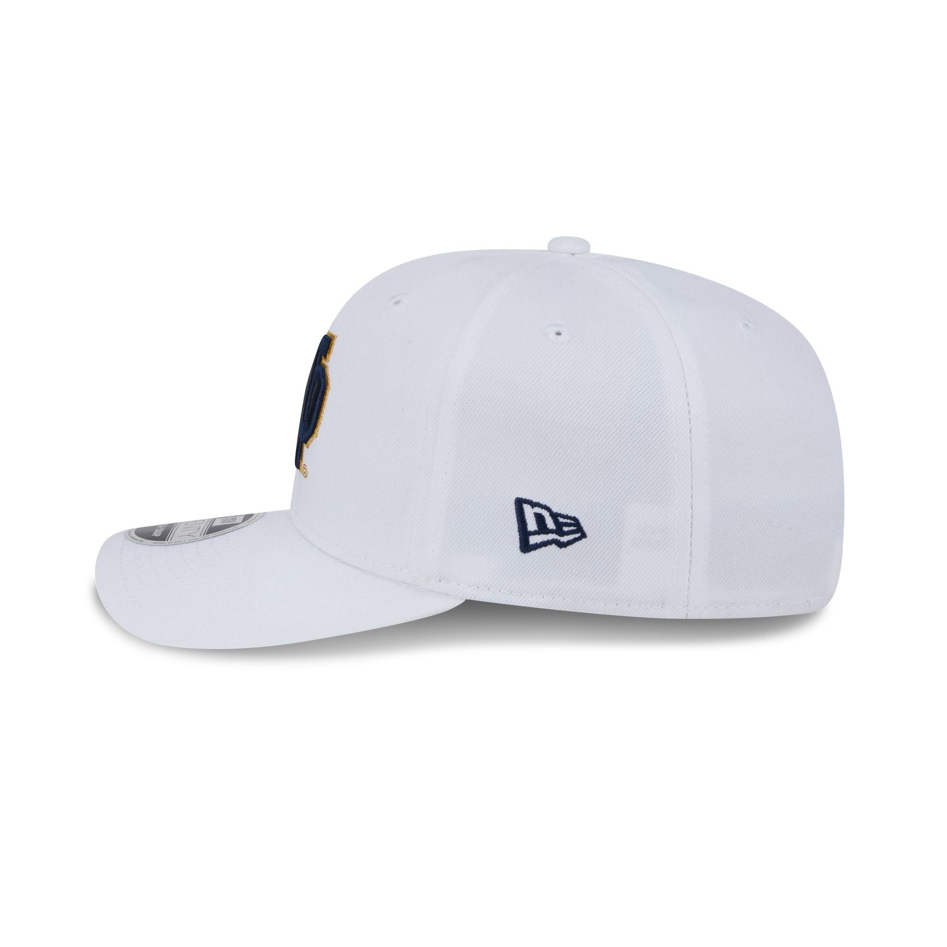 Notre Dame Fighting Irish White 9SEVENTY Stretch-Snap Hat - Image 4