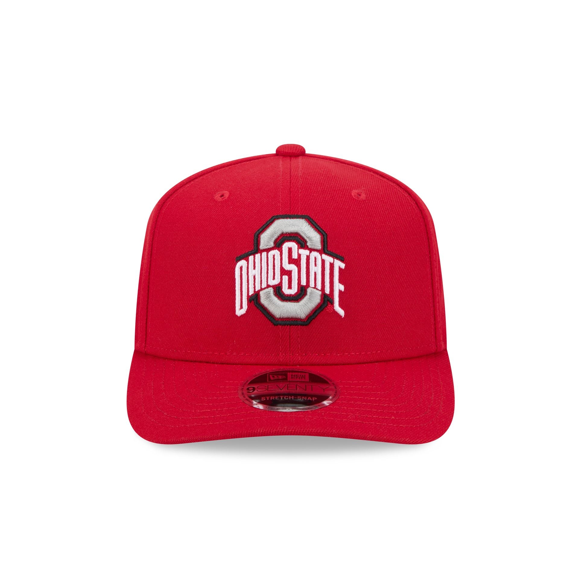 Ohio State Buckeyes Basic Red 9SEVENTY Stretch-Snap Hat - Image 2