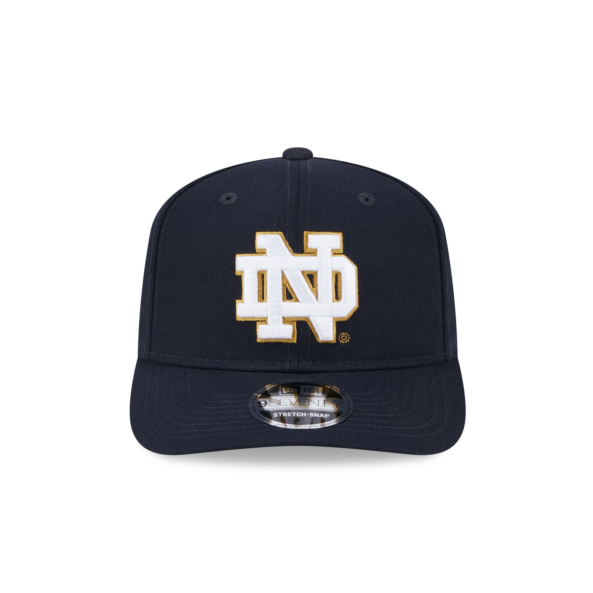 Notre Dame Fighting Irish 9SEVENTY Stretch-Snap Hat - Image 2
