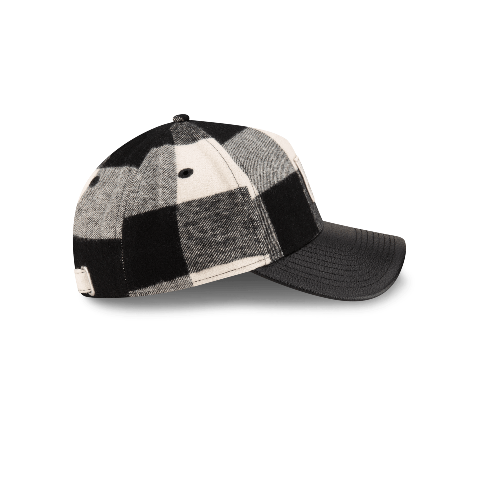 Lumber Plaid College White 9FORTY A-Frame Adjustable Hat - Image 5
