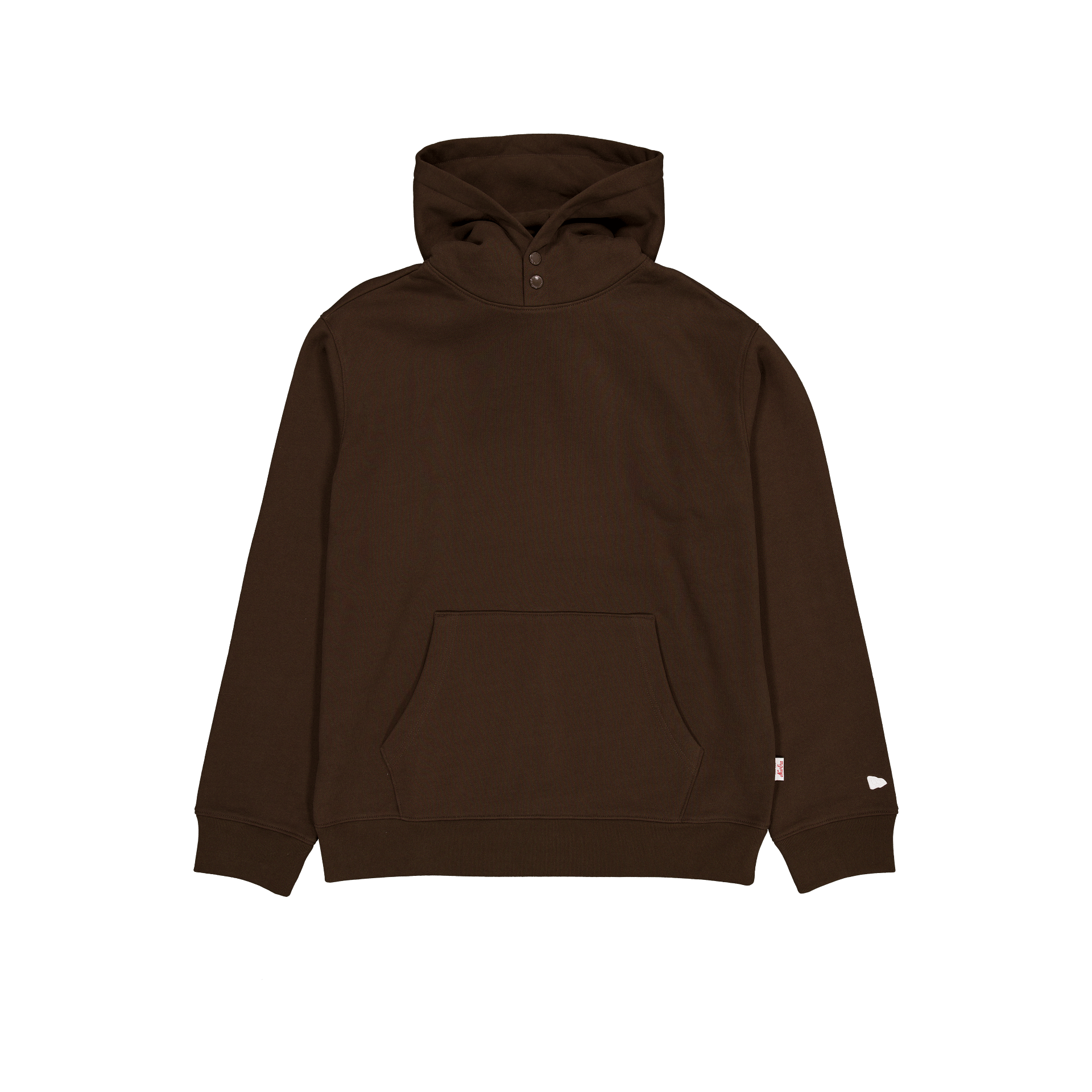 Amherst Corporal Walnut Snap Hoodie - Image 2