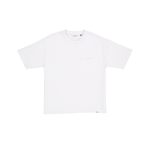 New Era Branded Alden Heavyweight Optic White Pocket T-Shirt
