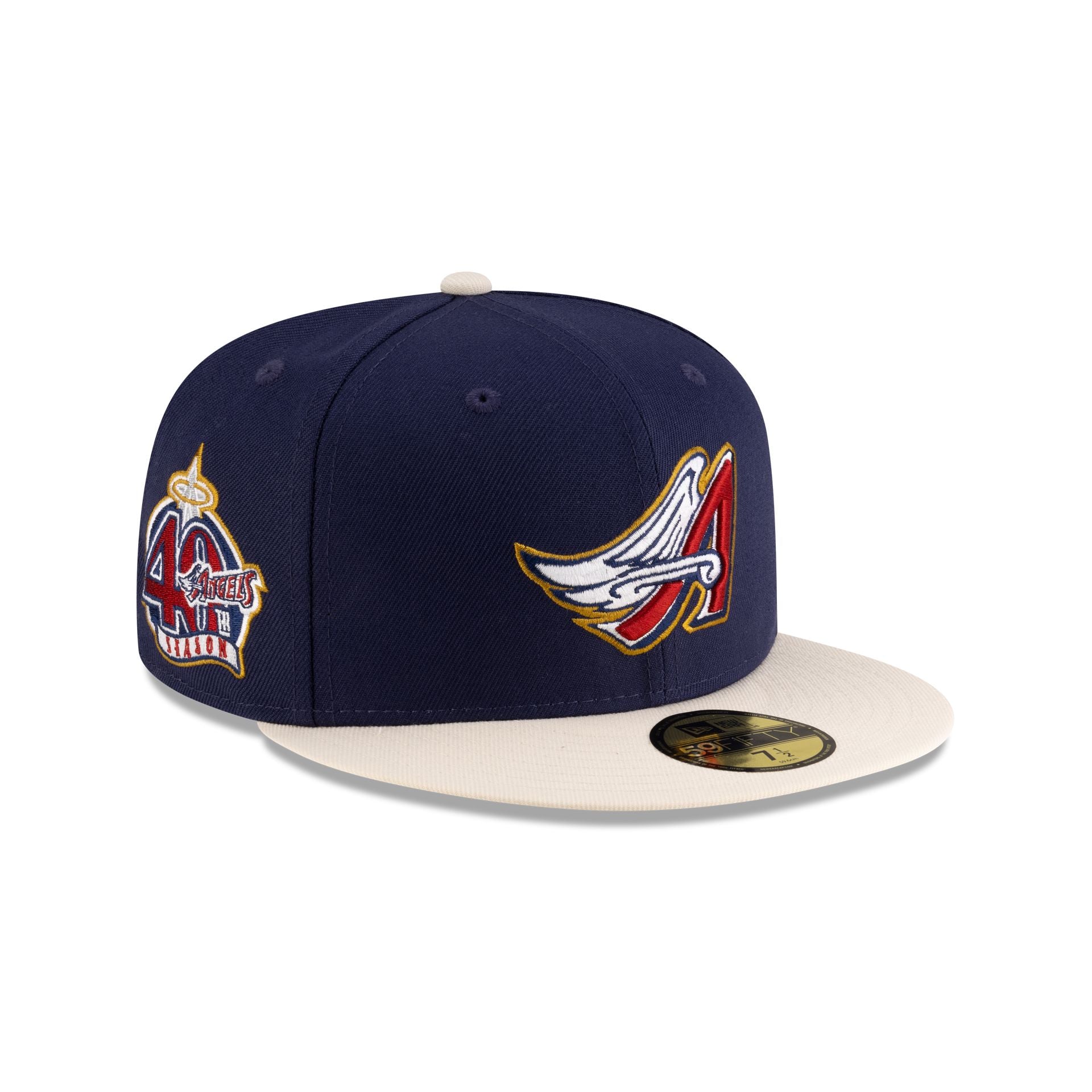 Los Angeles Angels Visor Clip 59FIFTY Fitted Hat - Image 3