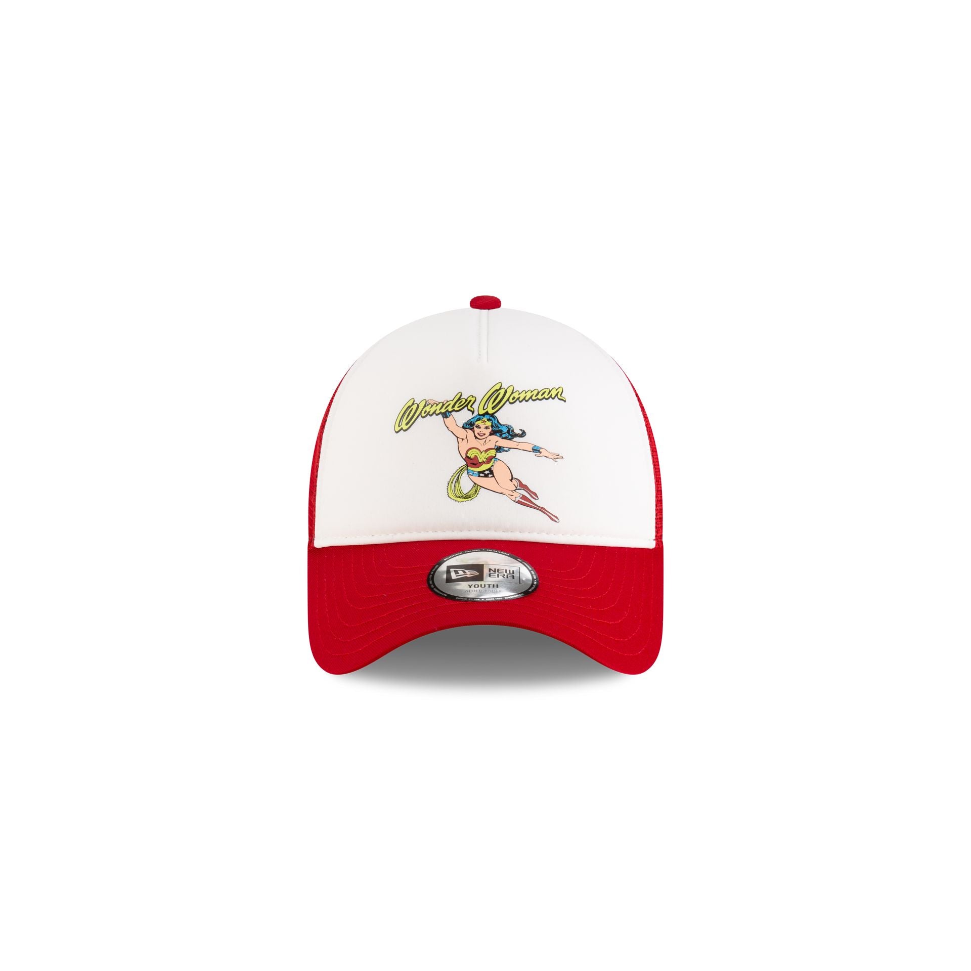 Wonder Woman Kids Scarlet 9FORTY A-Frame Trucker Hat - Image 2