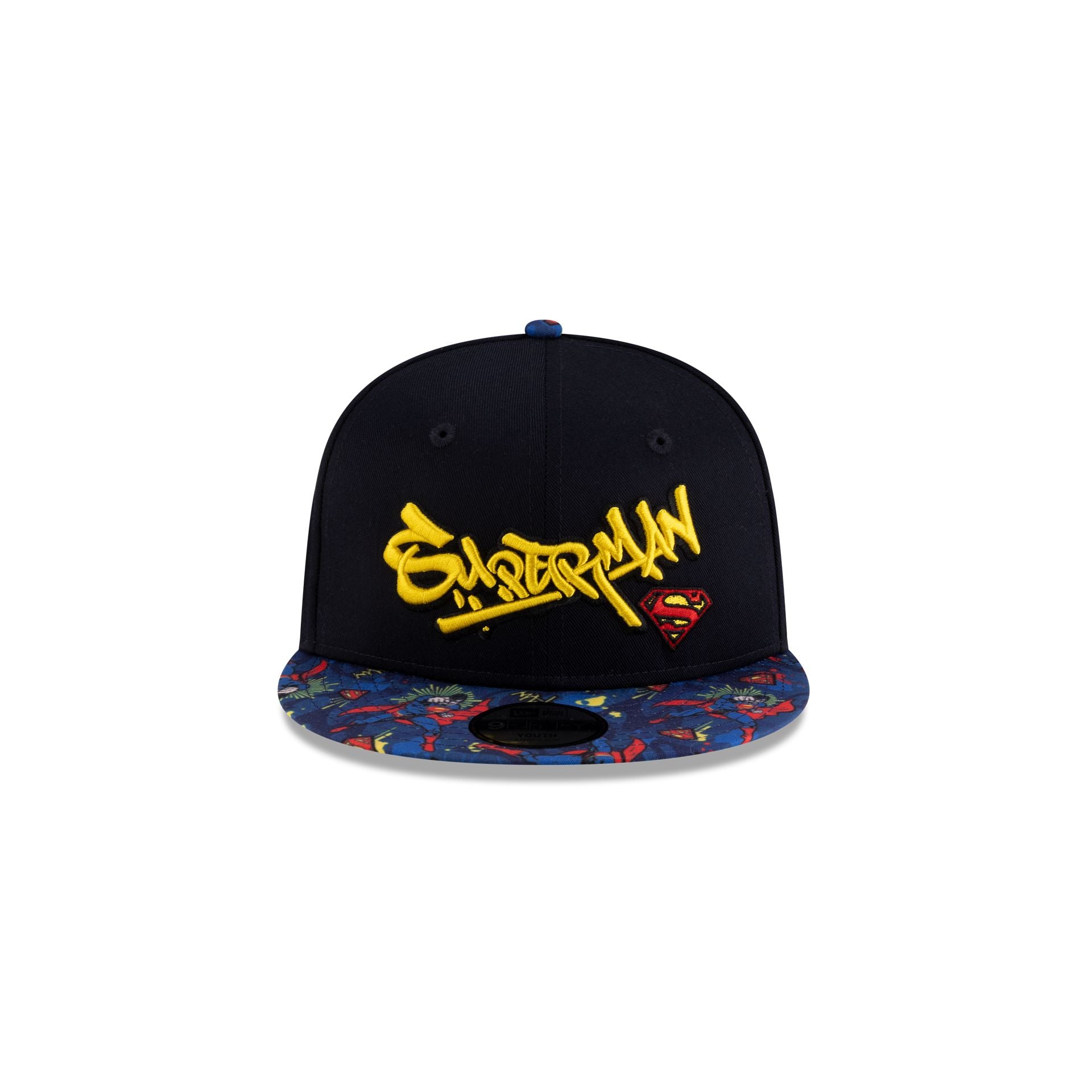 Superman Kids Navy 9FIFTY Snapback Hat - Image 2