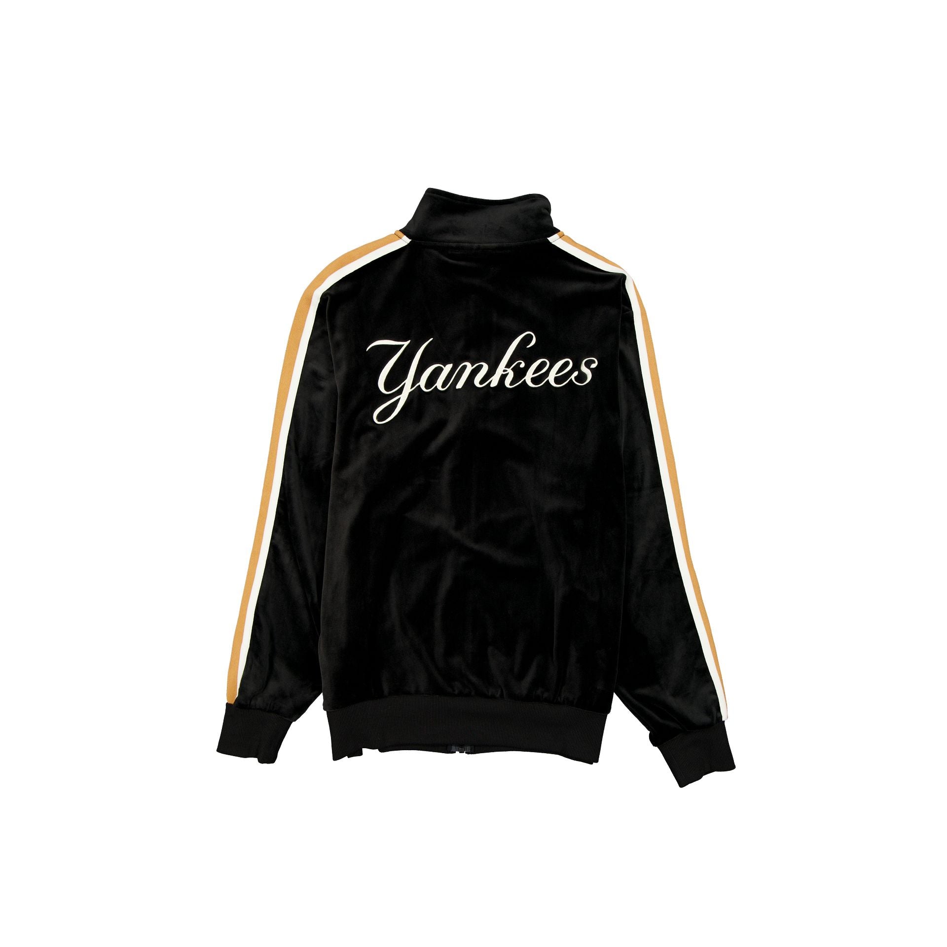 New York Yankees Black Velour Track Jacket - Image 2