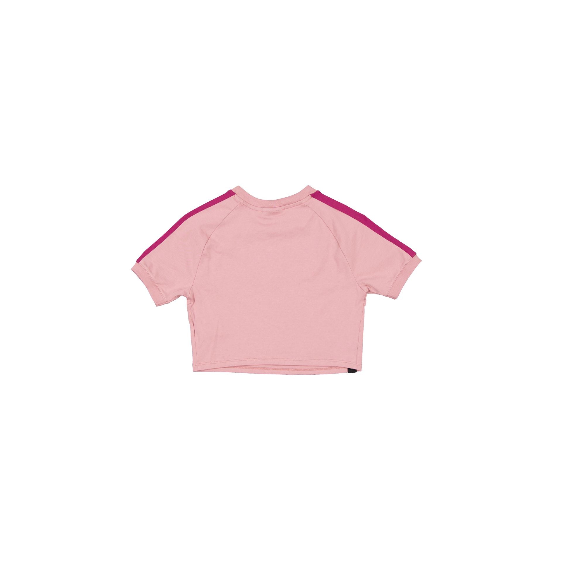 Los Angeles Dodgers Women's Cropped Cosmetic Pink Floral T-Shirt - Image 2
