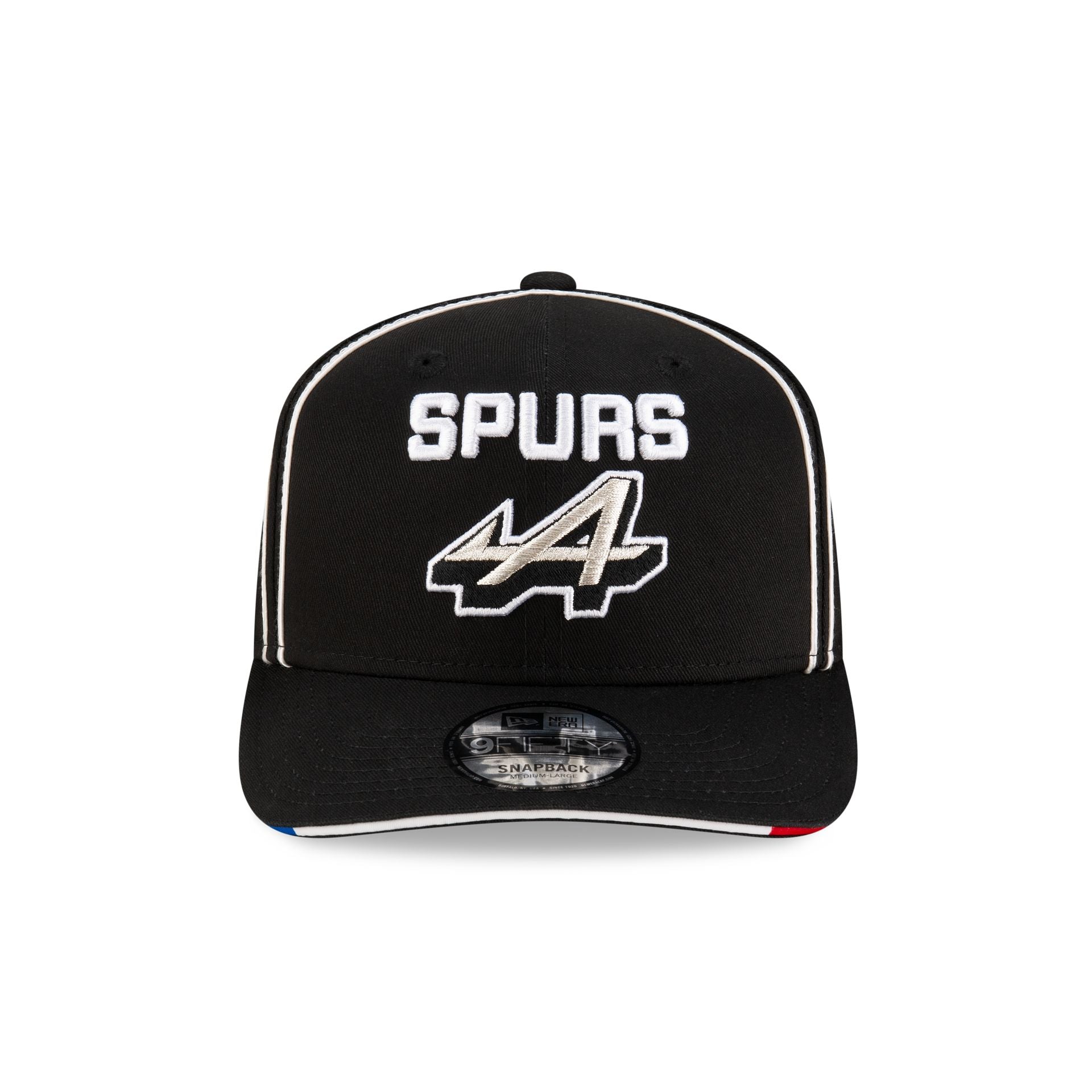 BWT Alpine F1 Team x San Antonio Spurs 9FIFTY Pre-Curve Snapback Hat - Image 2