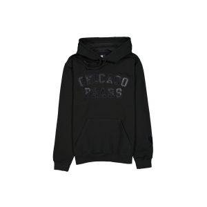 Chicago Bears Black on Black Logo Select Hoodie