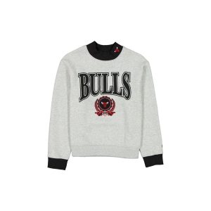 Chicago Bulls Throwback Prep Women's Mockneck Sweatshirt