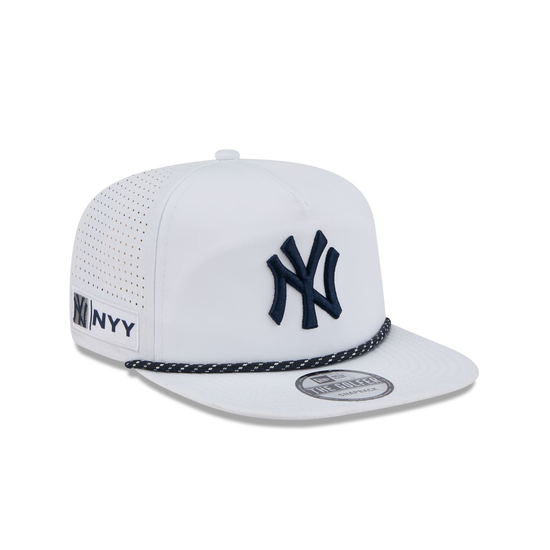 New York Yankees Optic White Performance Rope Golfer Hat - Image 3