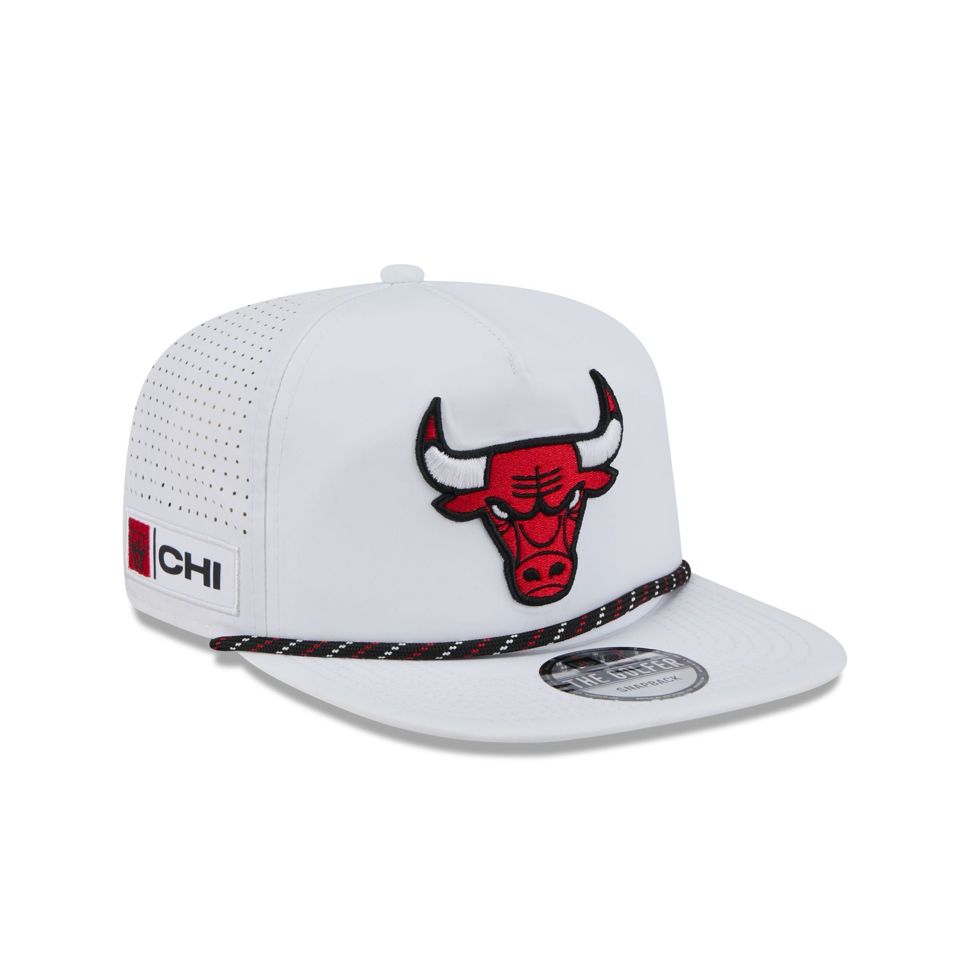 Chicago Bulls Optic White Performance Rope Golfer Hat - Image 3