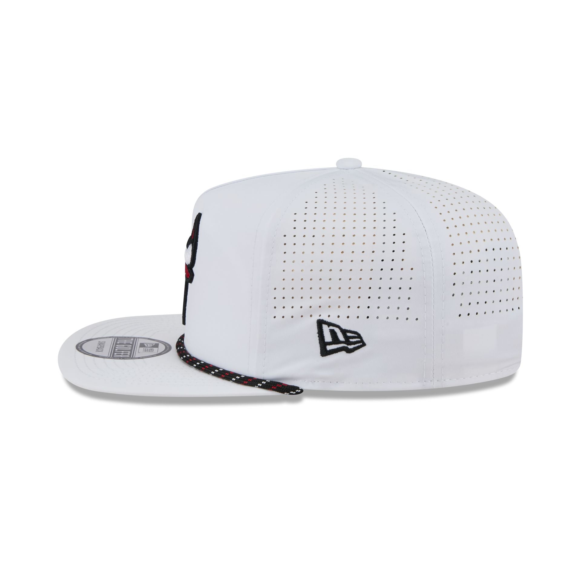 Chicago Bulls Optic White Performance Rope Golfer Hat - Image 4