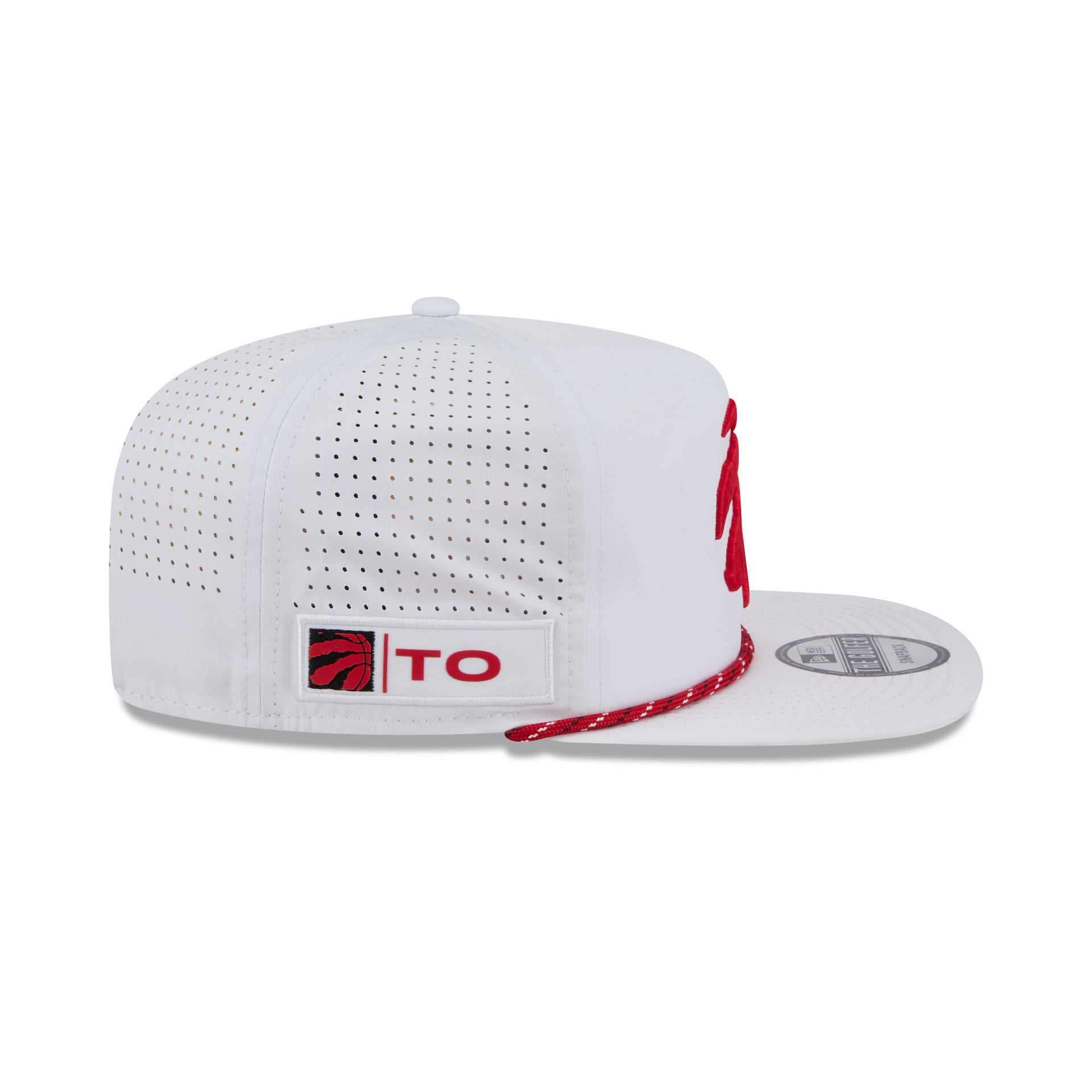 Toronto Raptors Optic White Performance Rope Golfer Hat - Image 5