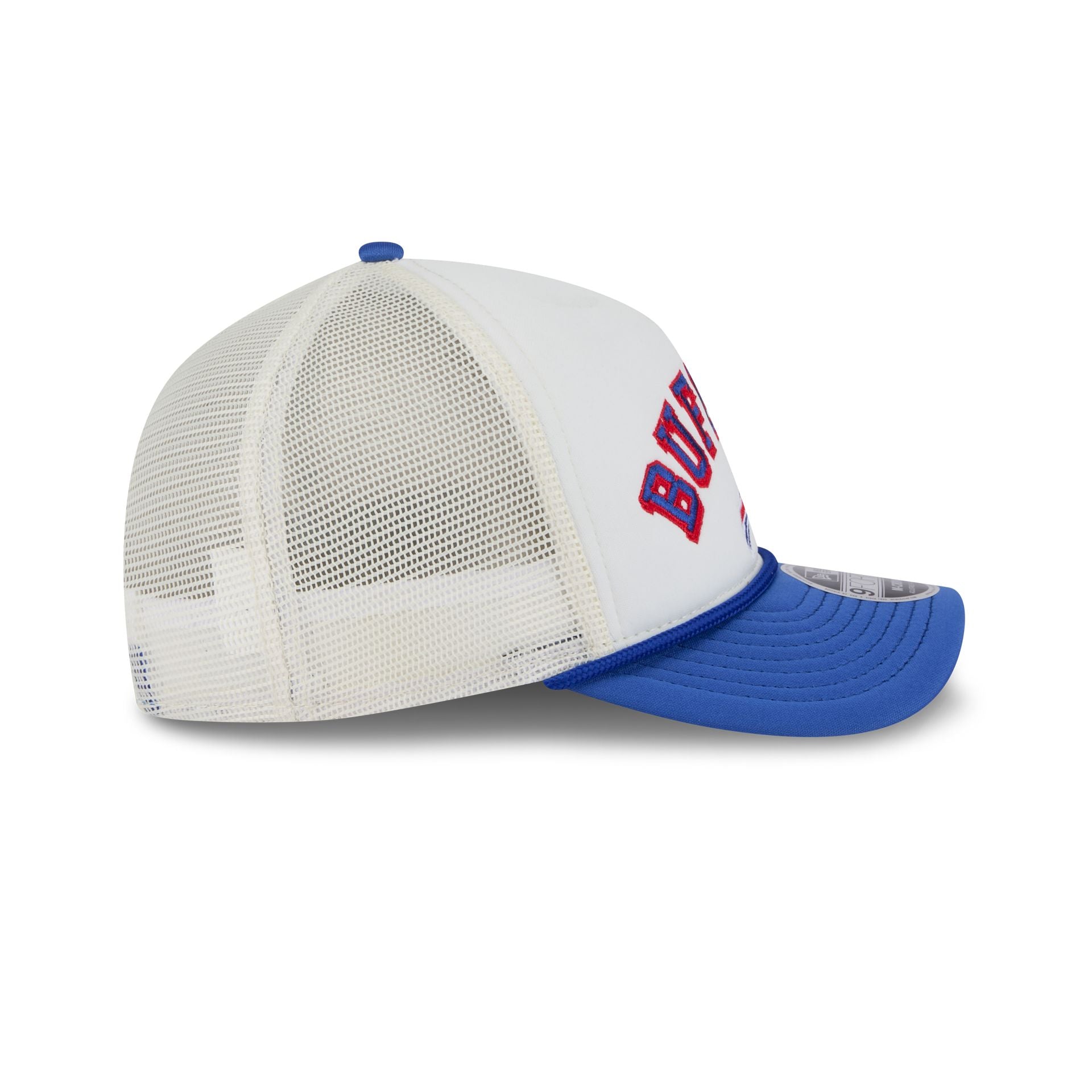 Buffalo Bills Chrome Arch 9FORTY M-Crown A-Frame Trucker Hat - Image 5