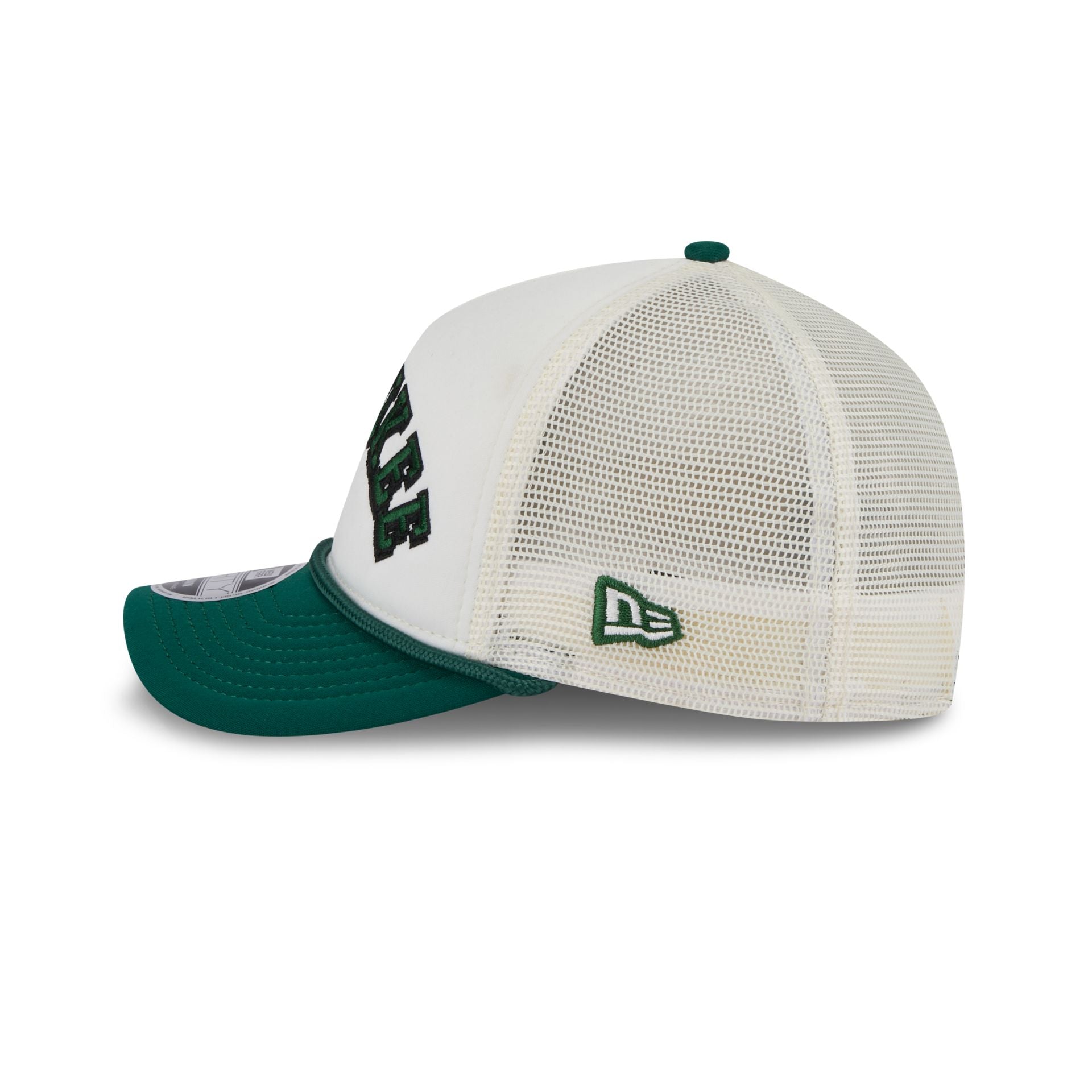 Milwaukee Bucks Chrome Arch 9FORTY M-Crown A-Frame Trucker Hat - Image 4