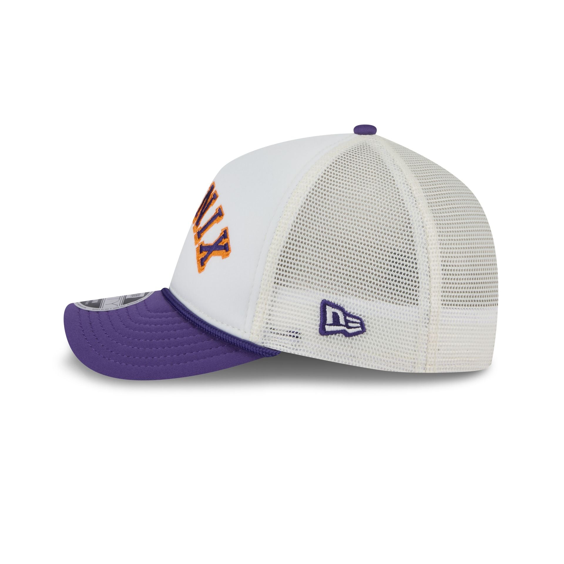 Phoenix Suns Chrome Arch 9FORTY M-Crown A-Frame Trucker Hat - Image 4