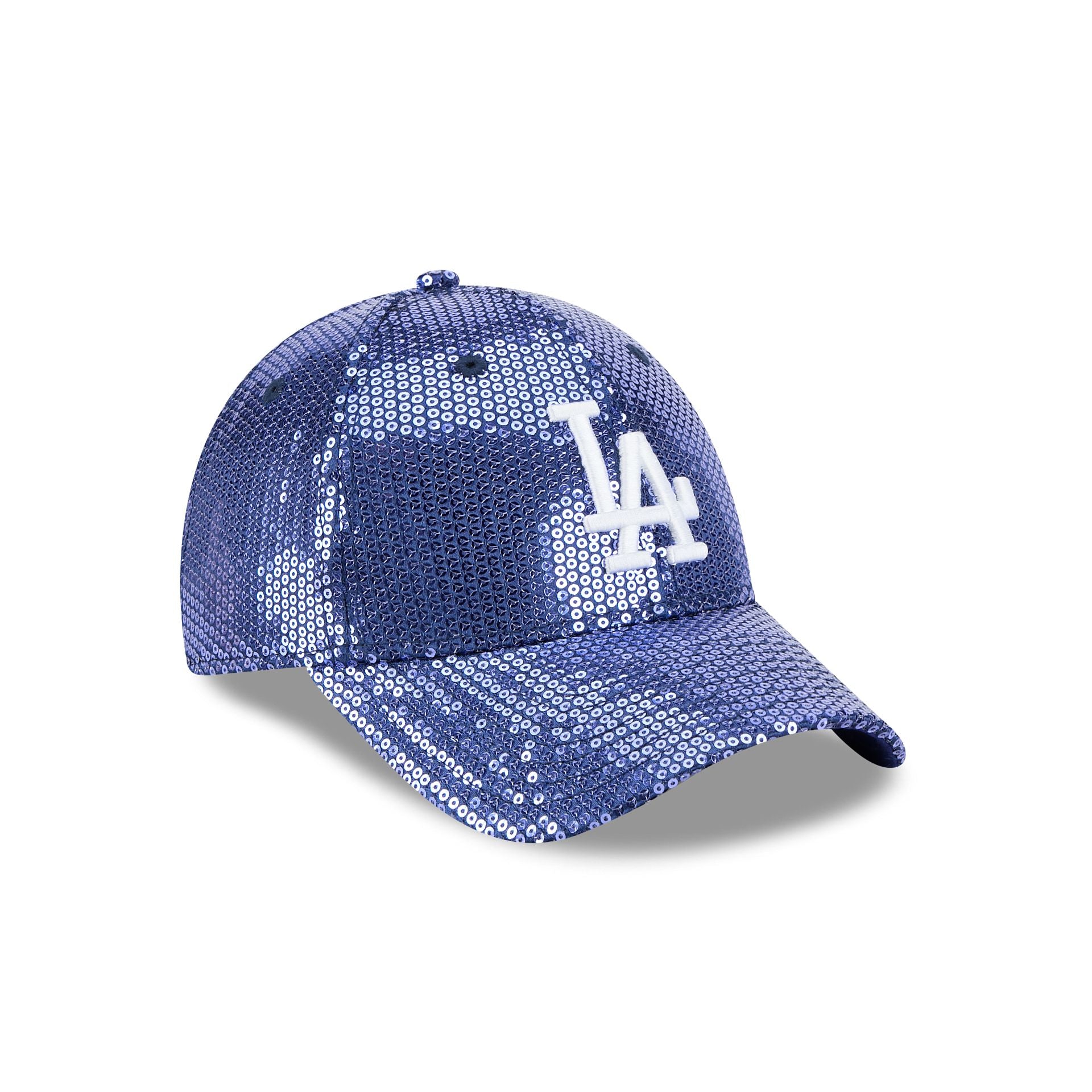 Los Angeles Dodgers Sequin Women's 9FORTY Adjustable Hat - Image 3