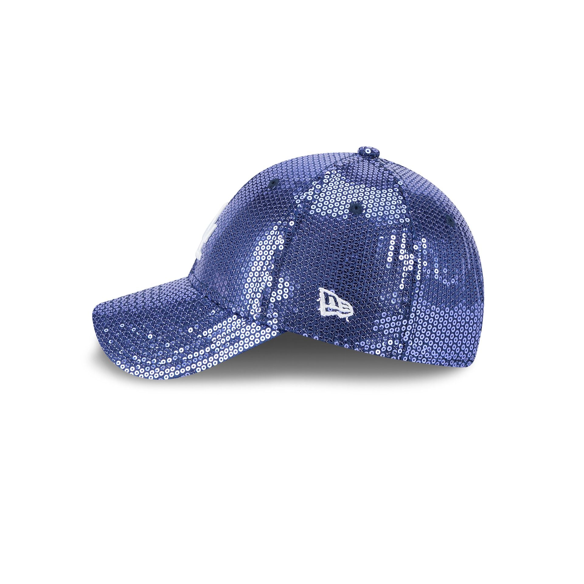 Los Angeles Dodgers Sequin Women's 9FORTY Adjustable Hat - Image 4