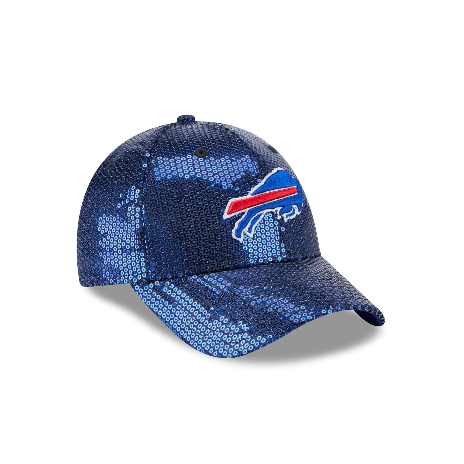 Buffalo Bills Sequin Women's 9FORTY Adjustable Hat - Image 3