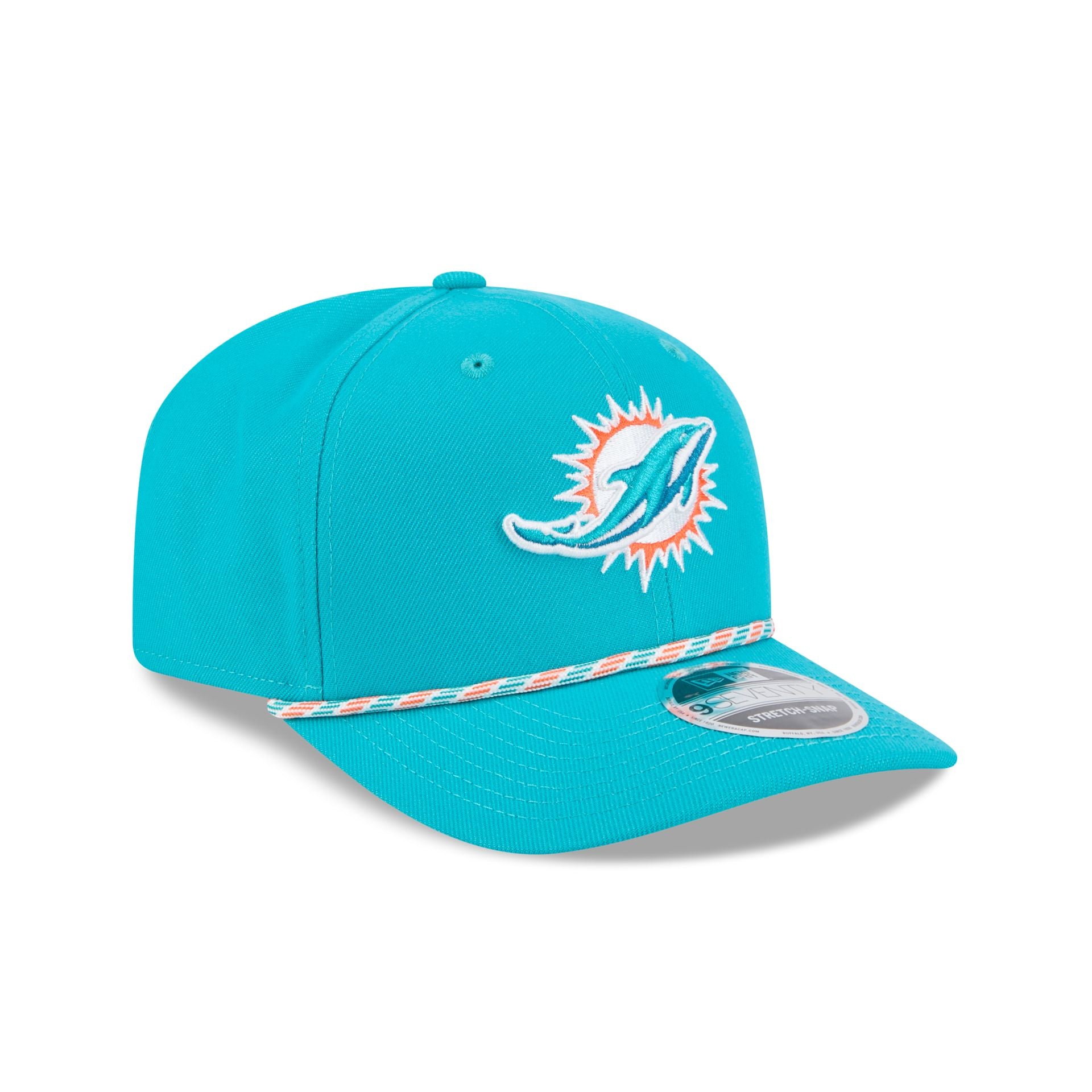 Miami Dolphins Multi Rope 9SEVENTY Stretch-Snap Hat - Image 3