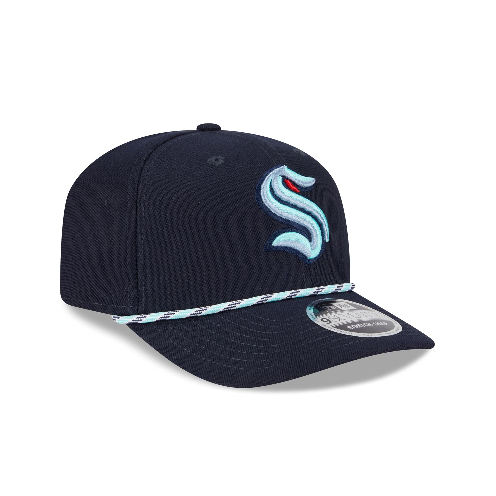 Seattle Kraken Multicolor Rope 9SEVENTY Stretch-Snap Hat - Image 3