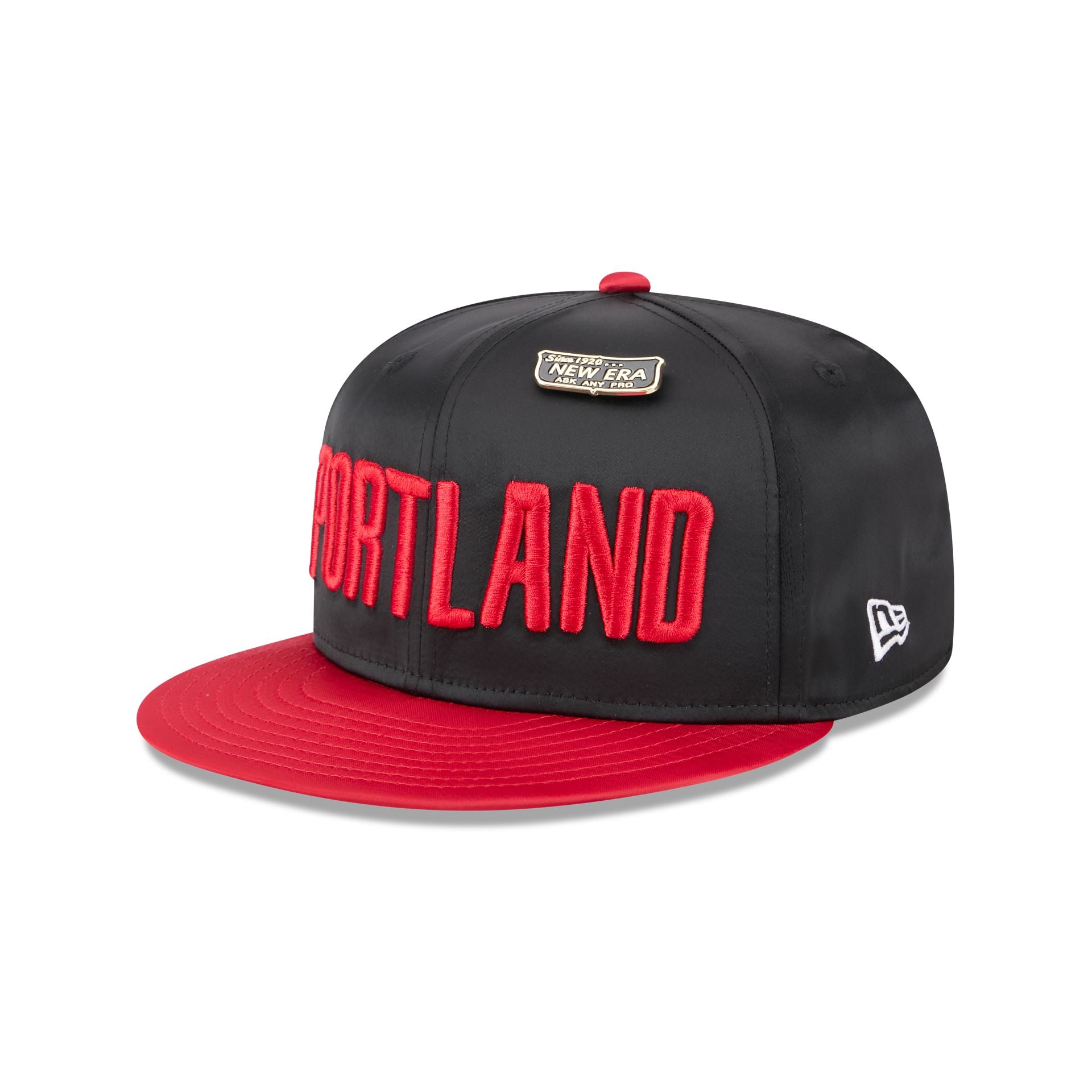 Portland Trail Blazers Spring Satin 59FIFTY Fitted Hat - Image 3
