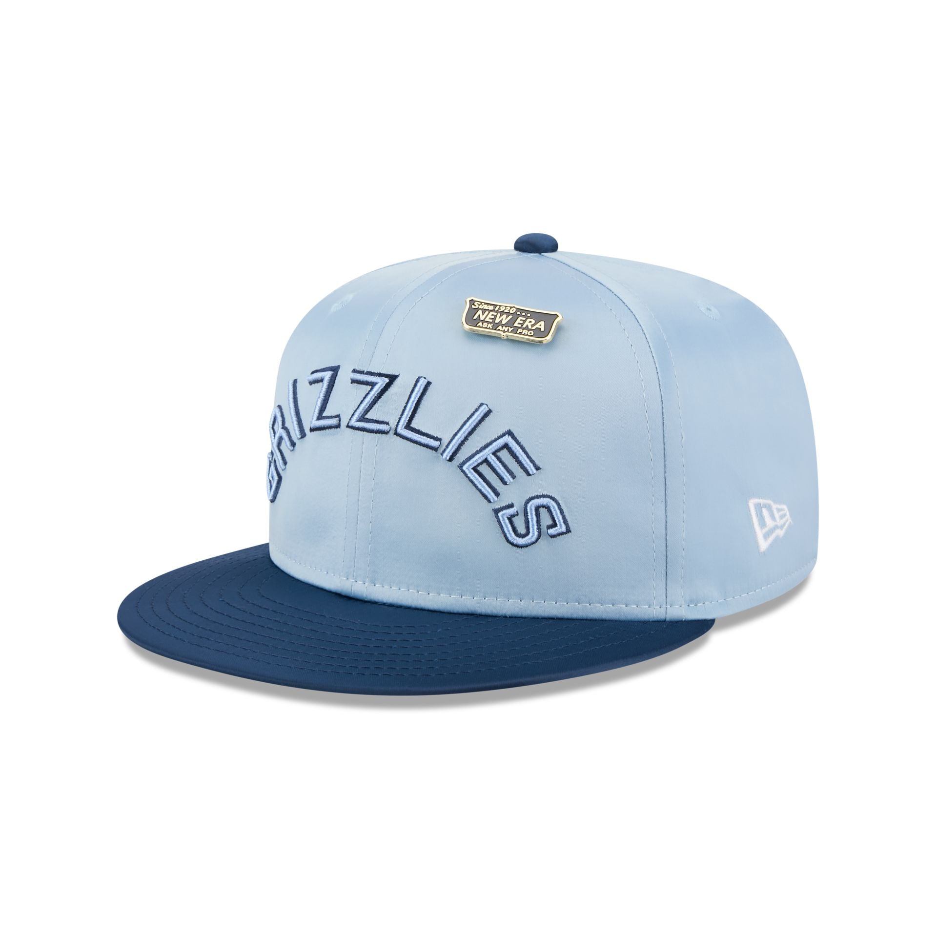 Memphis Grizzlies Spring Satin 59FIFTY Fitted Hat - Image 3
