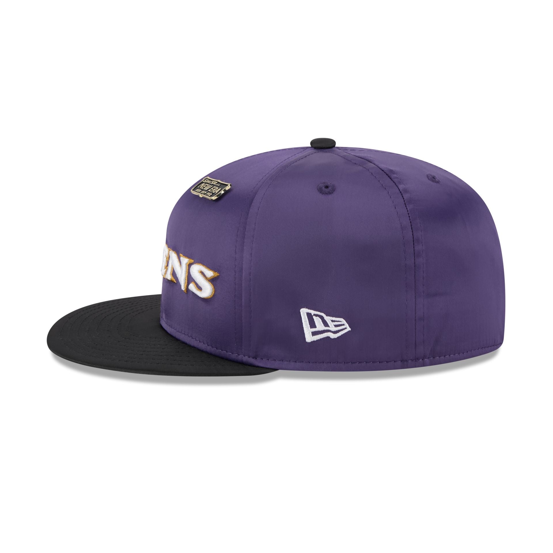 Baltimore Ravens Spring Satin 59FIFTY Fitted Hat - Image 5