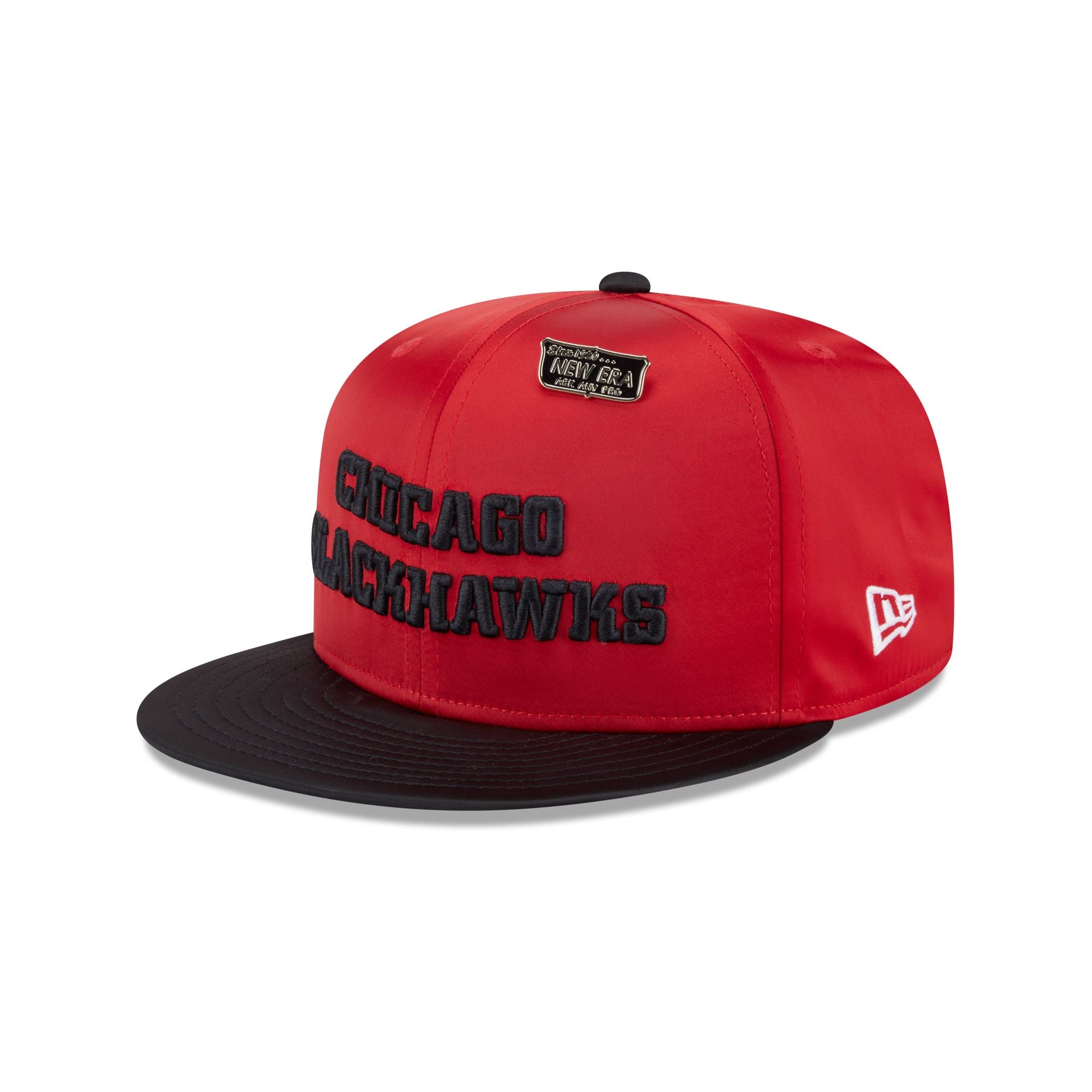 Chicago Blackhawks Spring Satin 59FIFTY Fitted Hat - Image 3