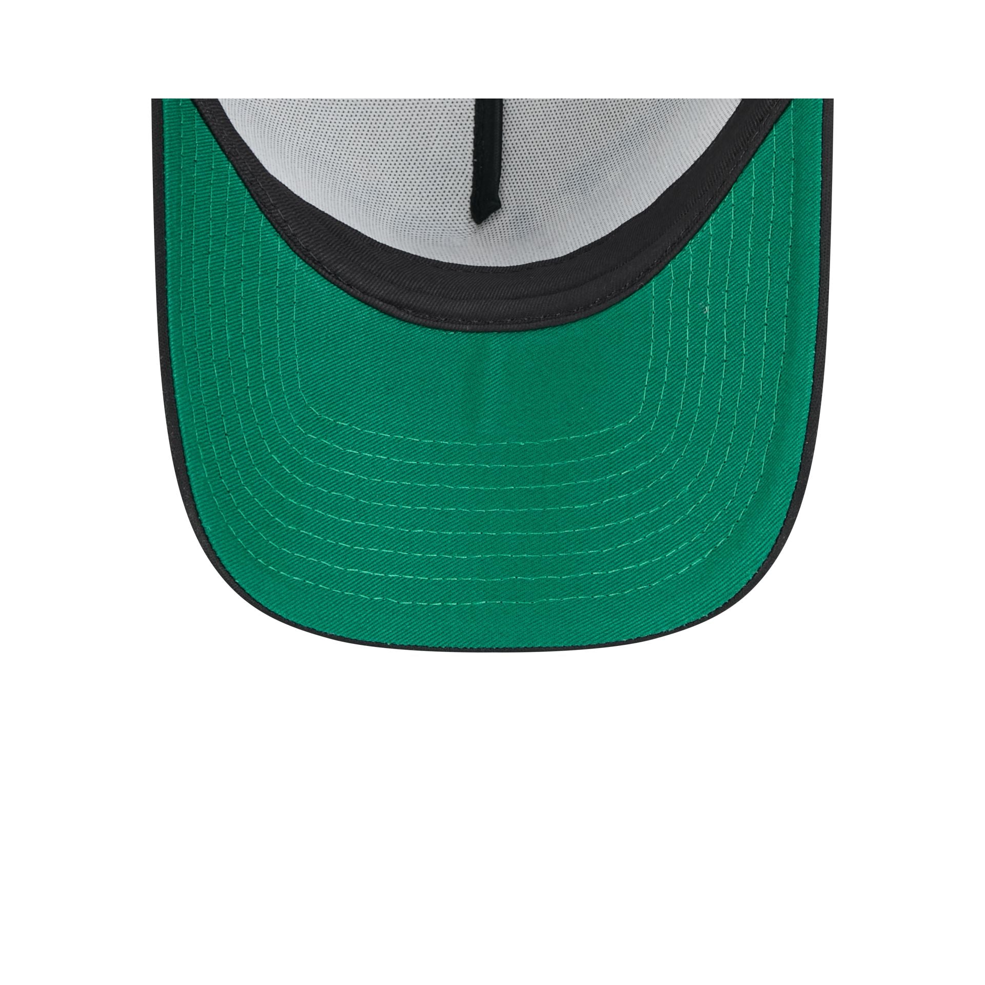 San Jose Sharks Distressed 9FORTY A-Frame Trucker Hat - Image 7